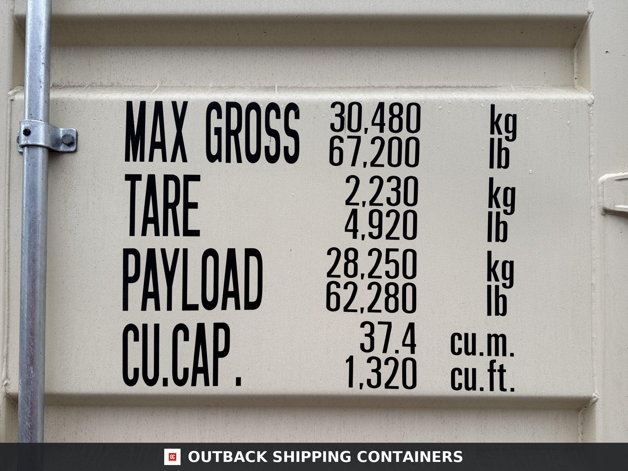 20ft New High Cube Shipping Container – Wind & Watertight – Beige — 20ft — new (image 4 of 12)