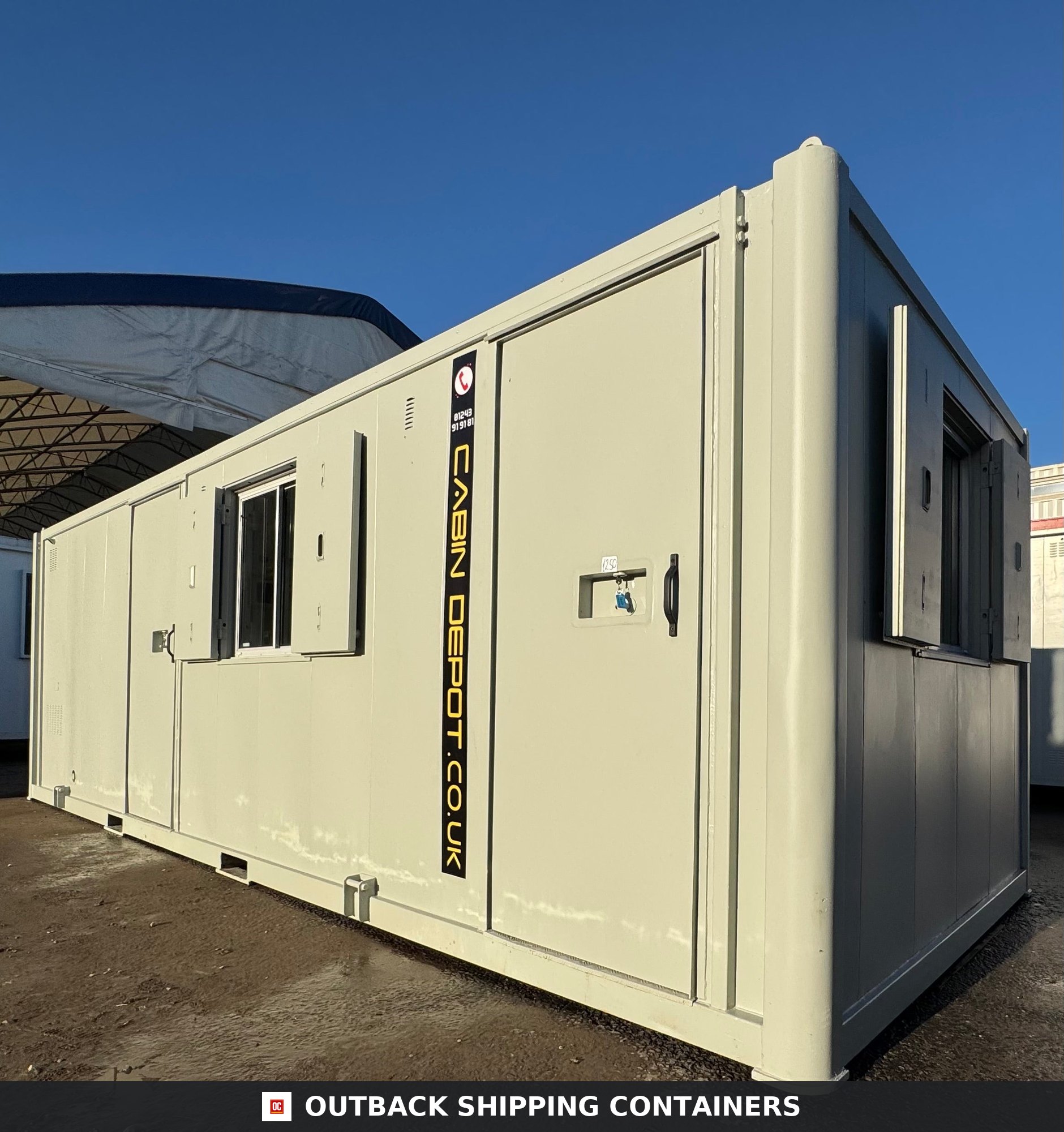 25X9FT Static Welfare Unit — Office, Toilet, Canteen | No 1230 — view 2