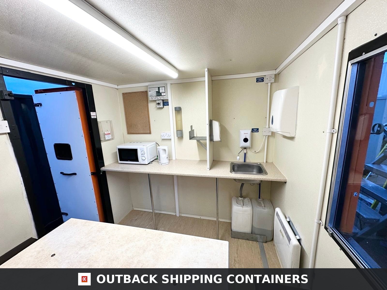 Groundhog Towable Mobile Welfare | Towable Toilet & Canteen | Self — Door and Entry Detail 2 3 Groundhog Towable Mobile Welfare | Towable Toilet & Canteen | Self contained Cabin | GP 360 | No 1342