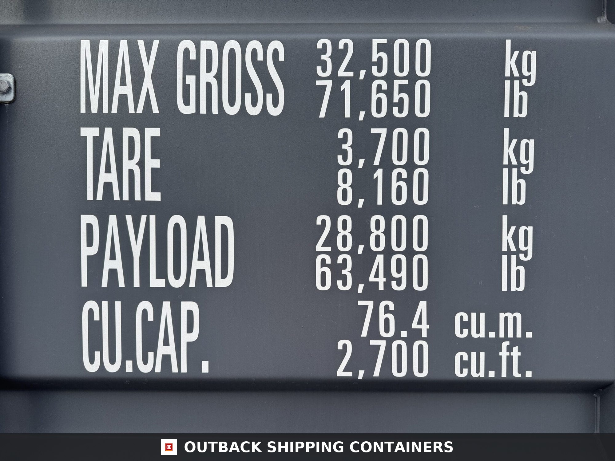 40ft New High Cube Shipping Container – Wind & Watertight – Gray — 40ft — new (image 4 of 12)