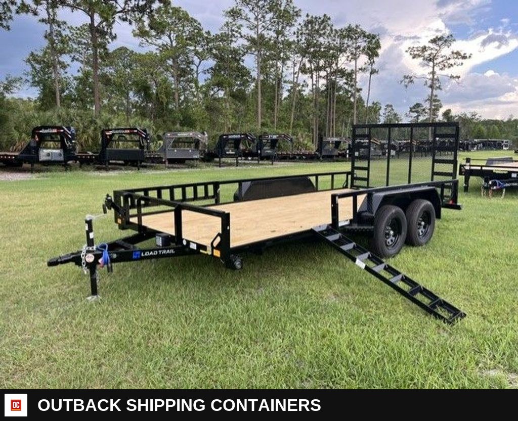 New 2027 Load Trail 7 x 16 ATV Utility Trailer 7k GVWR for sale — front exterior view