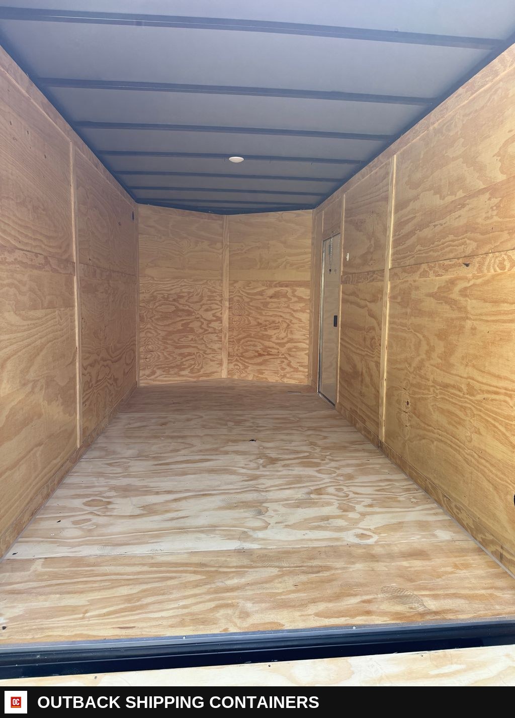 New 2027 Hook & Line 7 x 14 Enclosed Trailer 7k GVWR — Serving Window And Hatch | Outback Shipping Containers New 2027 Hook & Line 7 x 14 Enclosed Trailer 7k GVWR for sale — serving window and hatch