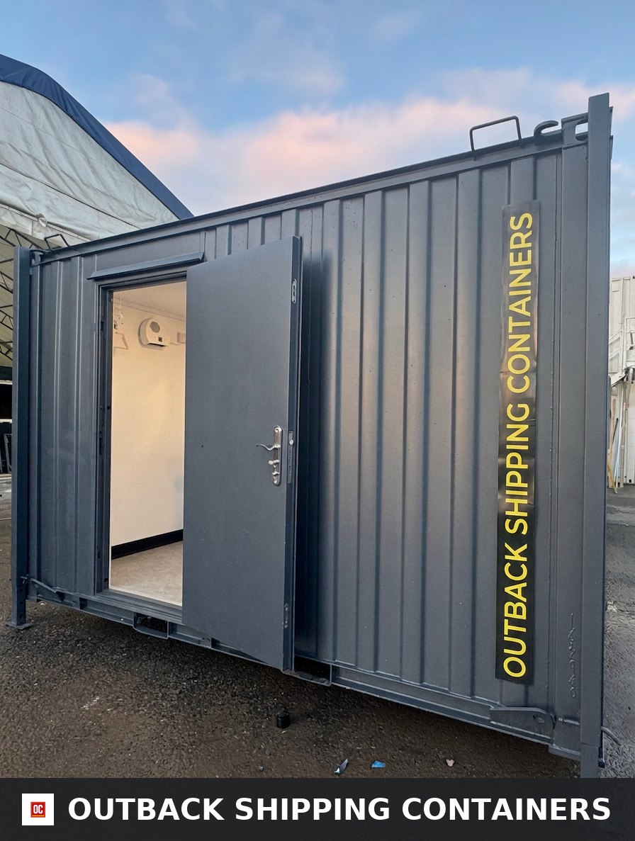 12 x 9 ft Anti-Vandal for Sale — Interior View | Outback Shipping Containers 12 x 9 ft Anti-Vandal — 2 + 1 Toilet Block — Premium Portable Welfare — No 1506 — product gallery image 4 of 19