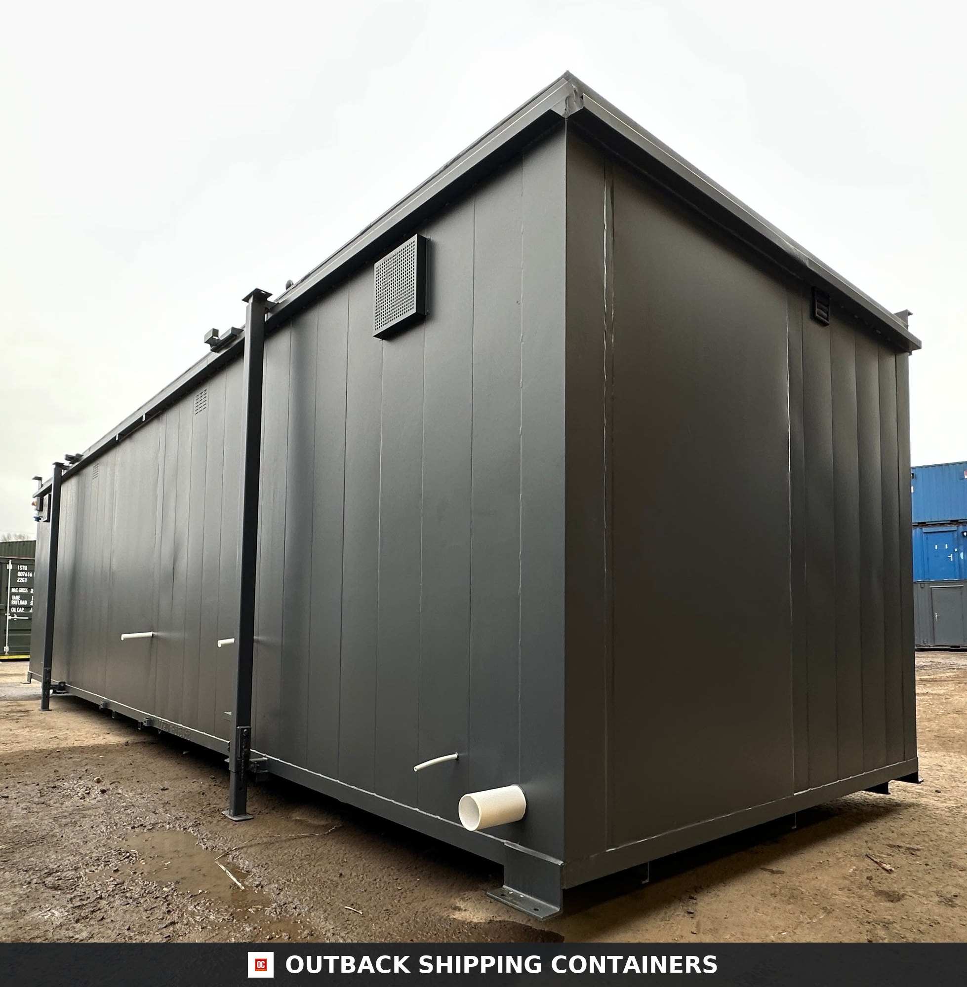 CUSTOM for Sale — Interior Detail | Outback Shipping Containers CUSTOM — 32 x 10 ft Cabin — Office/Canteen — Kitchenette — 1+1 WC/Wash Room — No 718 — product gallery image 5 of 25