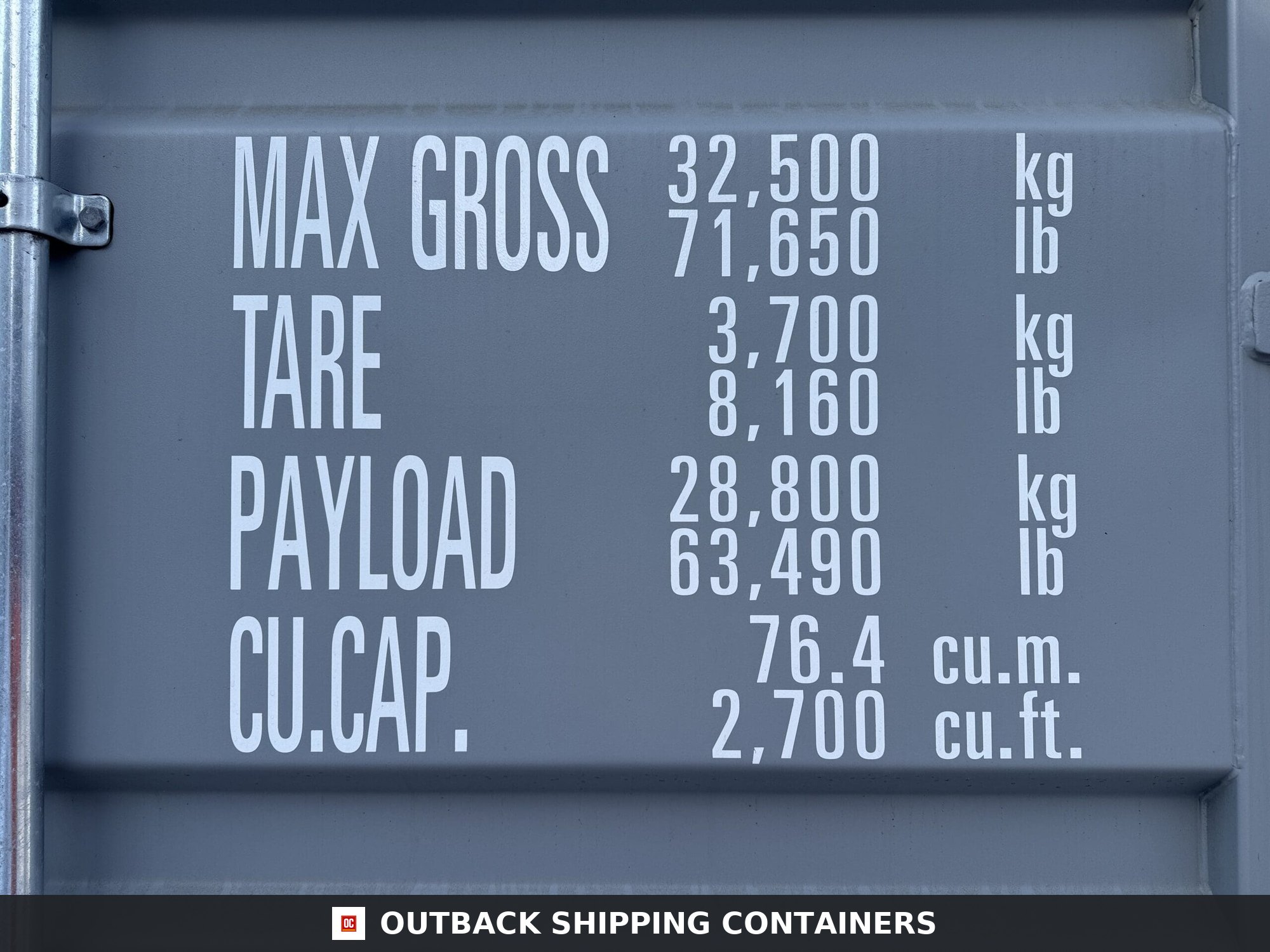 40ft New High Cube Shipping Container – Wind & Watertight – Gray — 40ft — new (image 4 of 12)