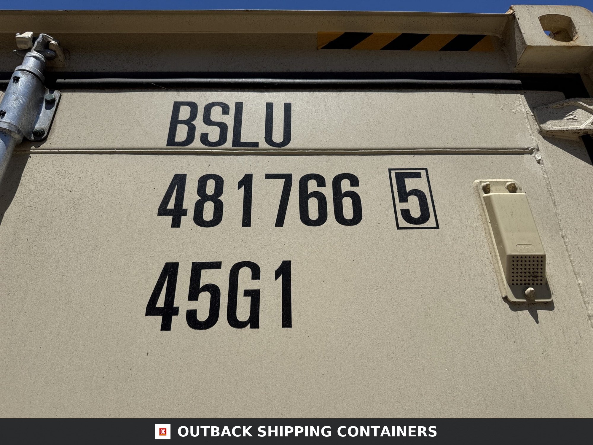 40ft New High Cube Shipping Container – Wind & Watertight – Beige — 40ft — new (image 2 of 12)