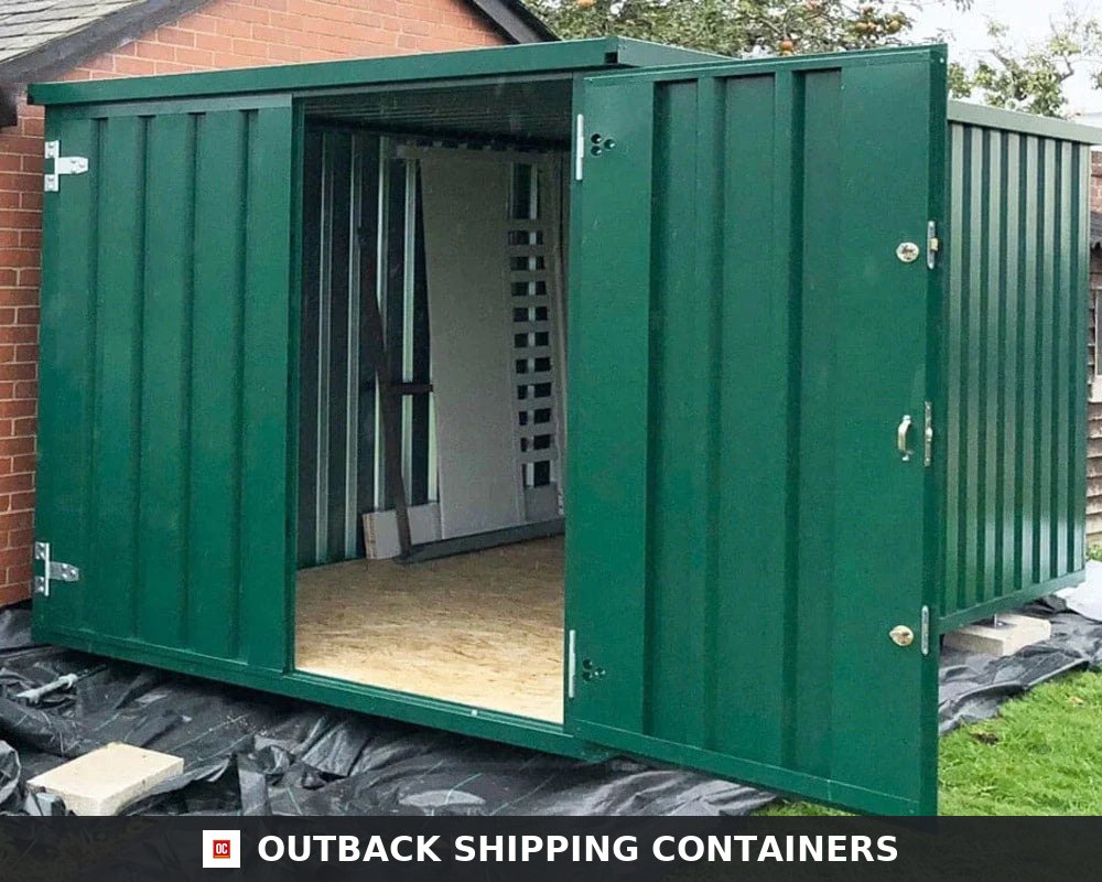 Flat-Pack Storage Container — Anti-Vandal Secure Store — New steel storage container by Outback Shipping Containers