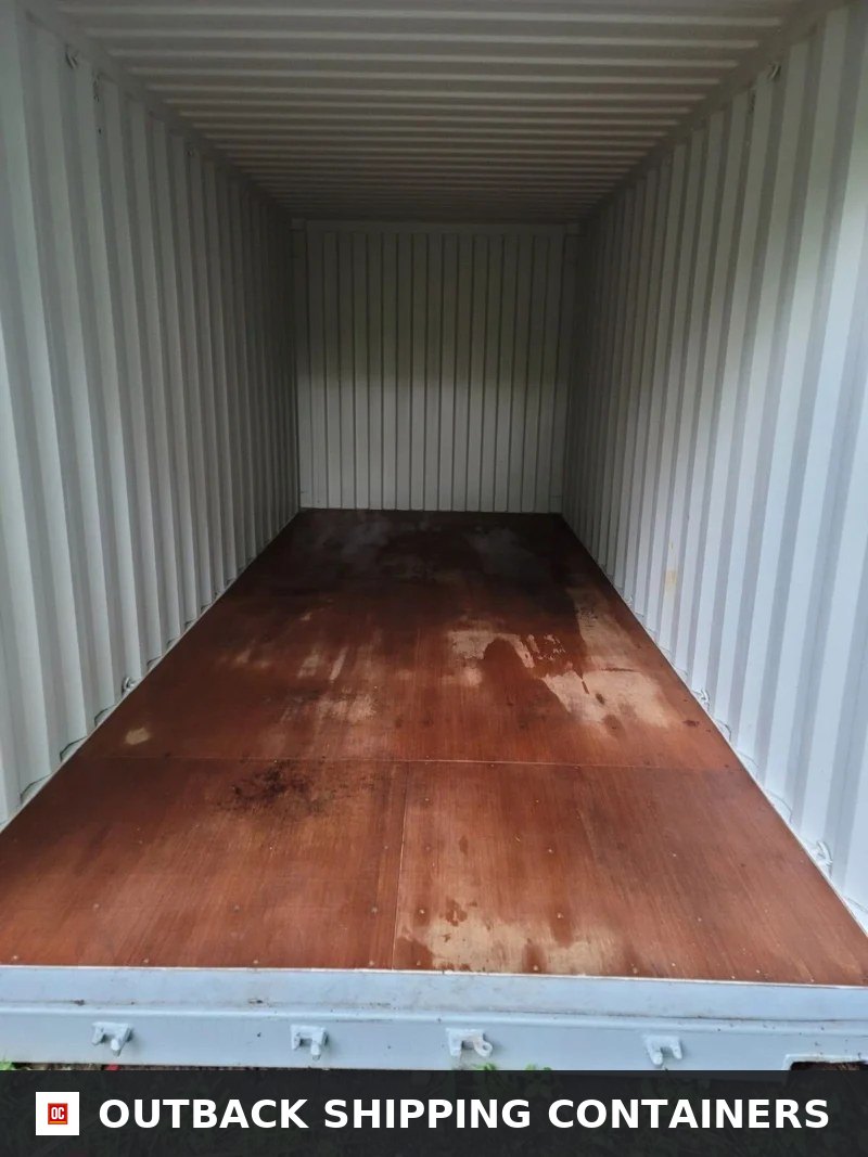 20Ft Used Steel Shipping Container for Sale — Interior Detail | Outback Shipping Containers 20Ft Used Steel Shipping Container – Excellent Condition — 20ft — used — storage containers (image 6 of 8)