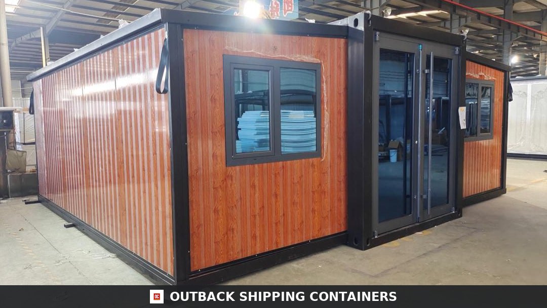 20FT Expandable Container Office for Sale — Meeting And Conference Layout | Outback Shipping Containers 20ft expandable container office 385 sq ft — meeting and conference layout