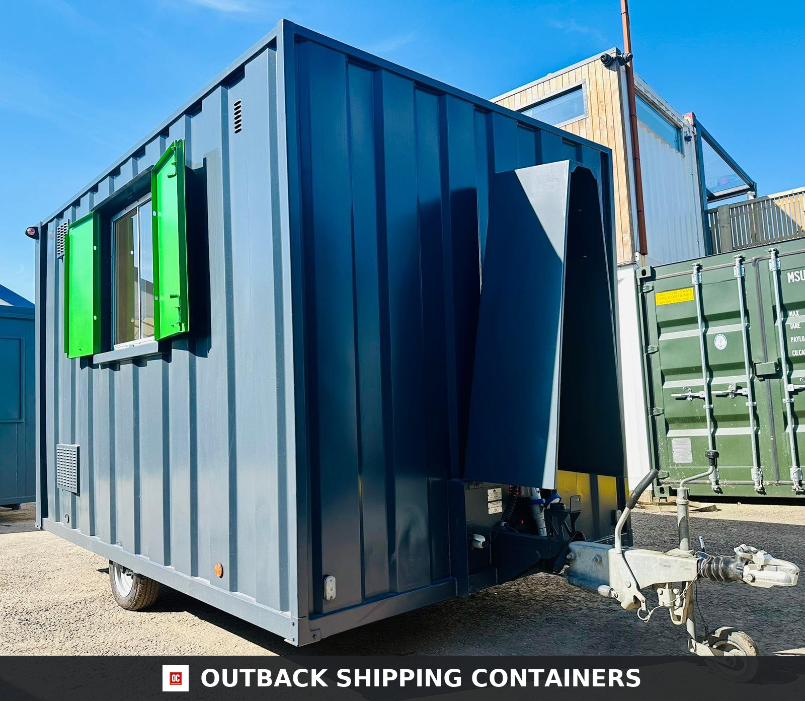 Groundhog Towable Mobile Welfare | Towable Toilet & Canteen | Self — Window and Shutter Deta 2 Groundhog Towable Mobile Welfare | Towable Toilet & Canteen | Self Contained | GP360 | No 1025