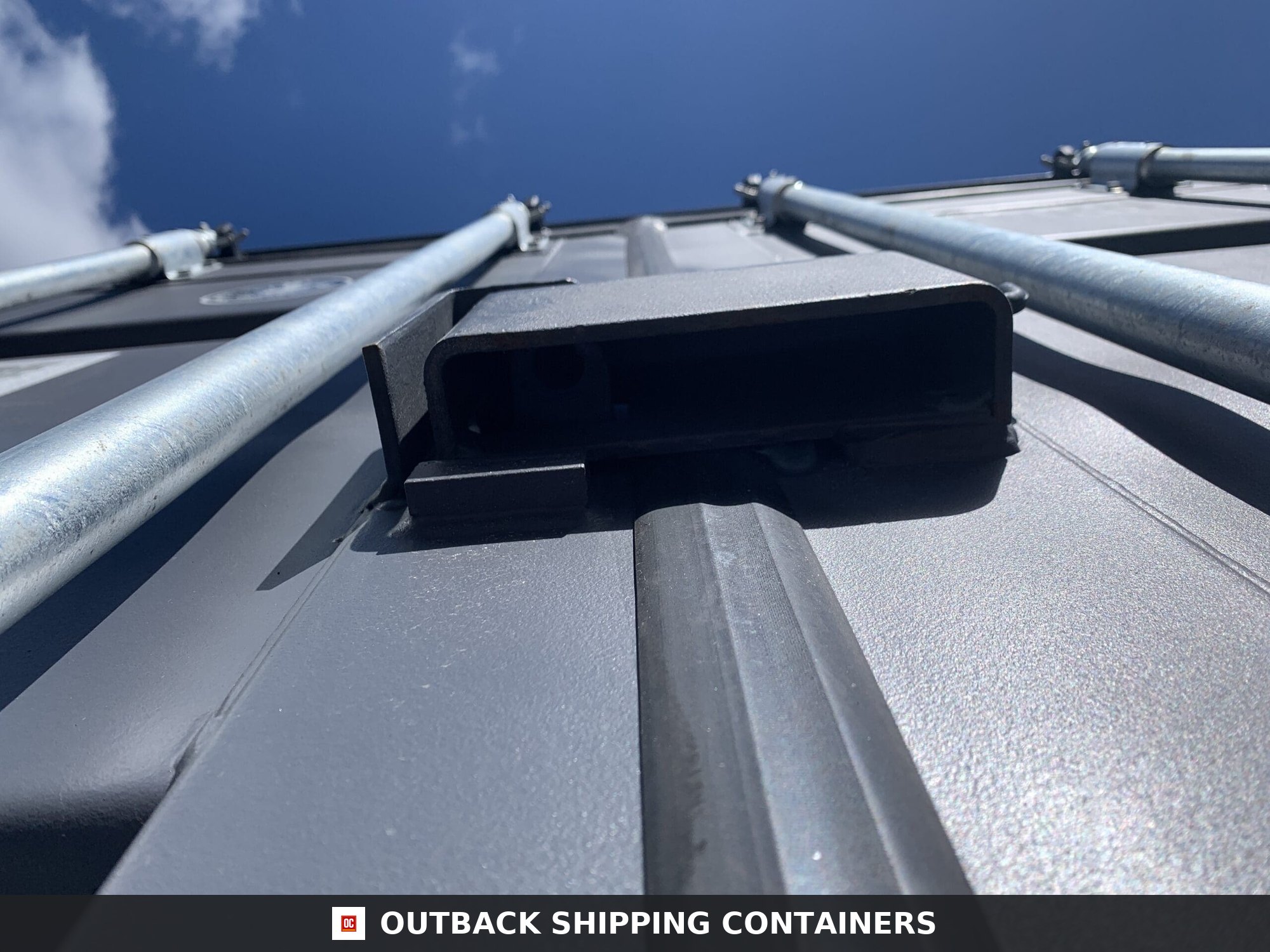 20ft Open Side New Shipping Container – Wind & Watertight – Gray — 20ft — new (image 6 of 12)