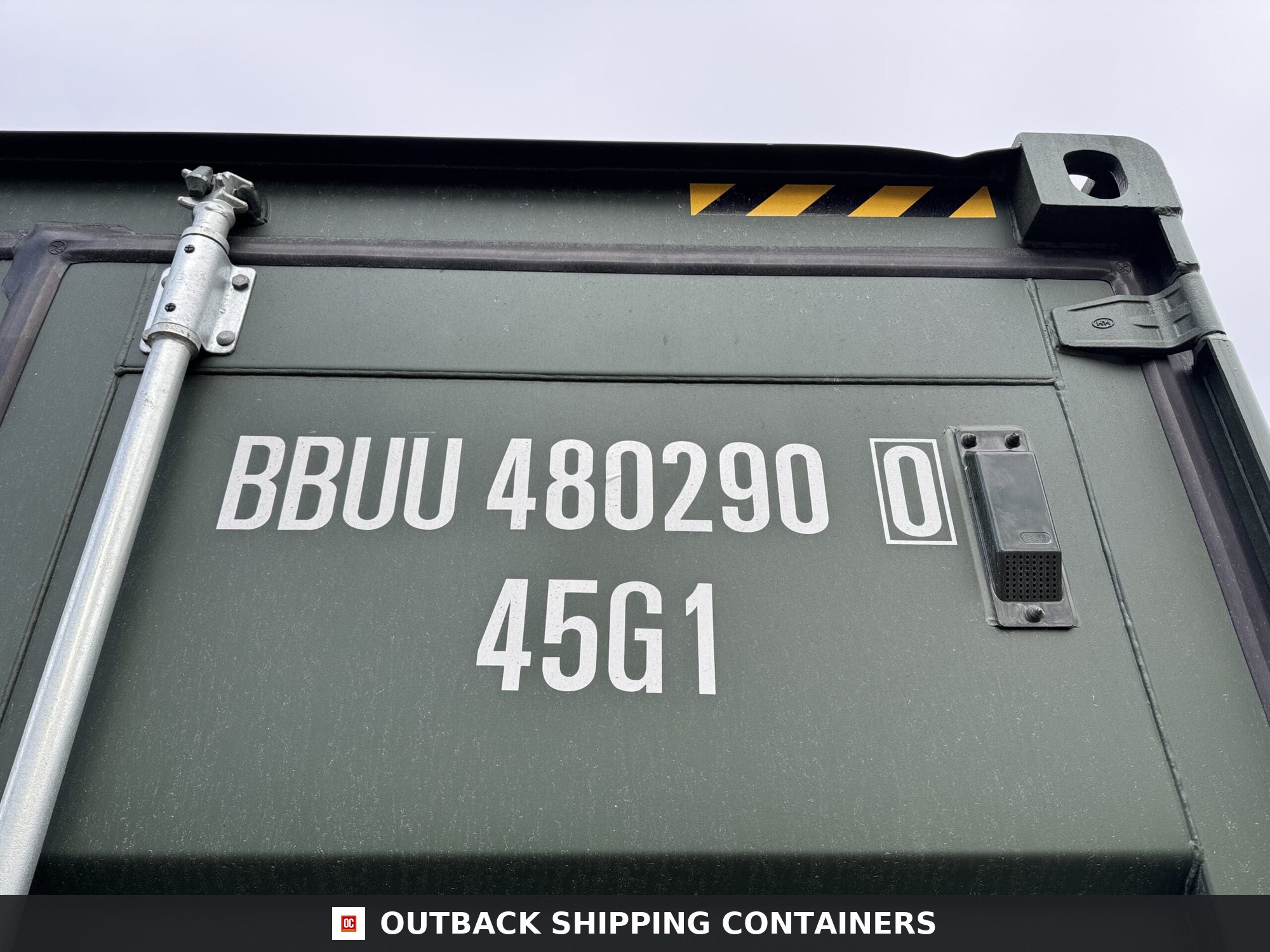 40ft New High Cube Shipping Container – Wind & Watertight – Green — 40ft — new (image 2 of 12)