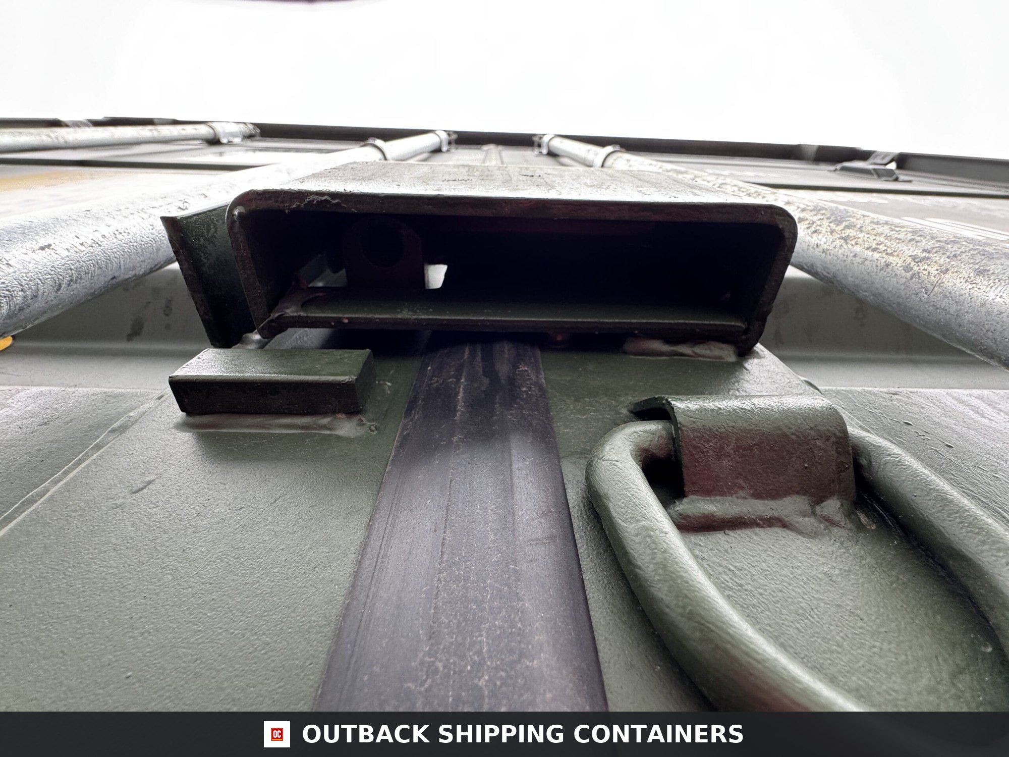 40ft New High Cube Shipping Container – Wind & Watertight – Green — 40ft — new (image 5 of 12)
