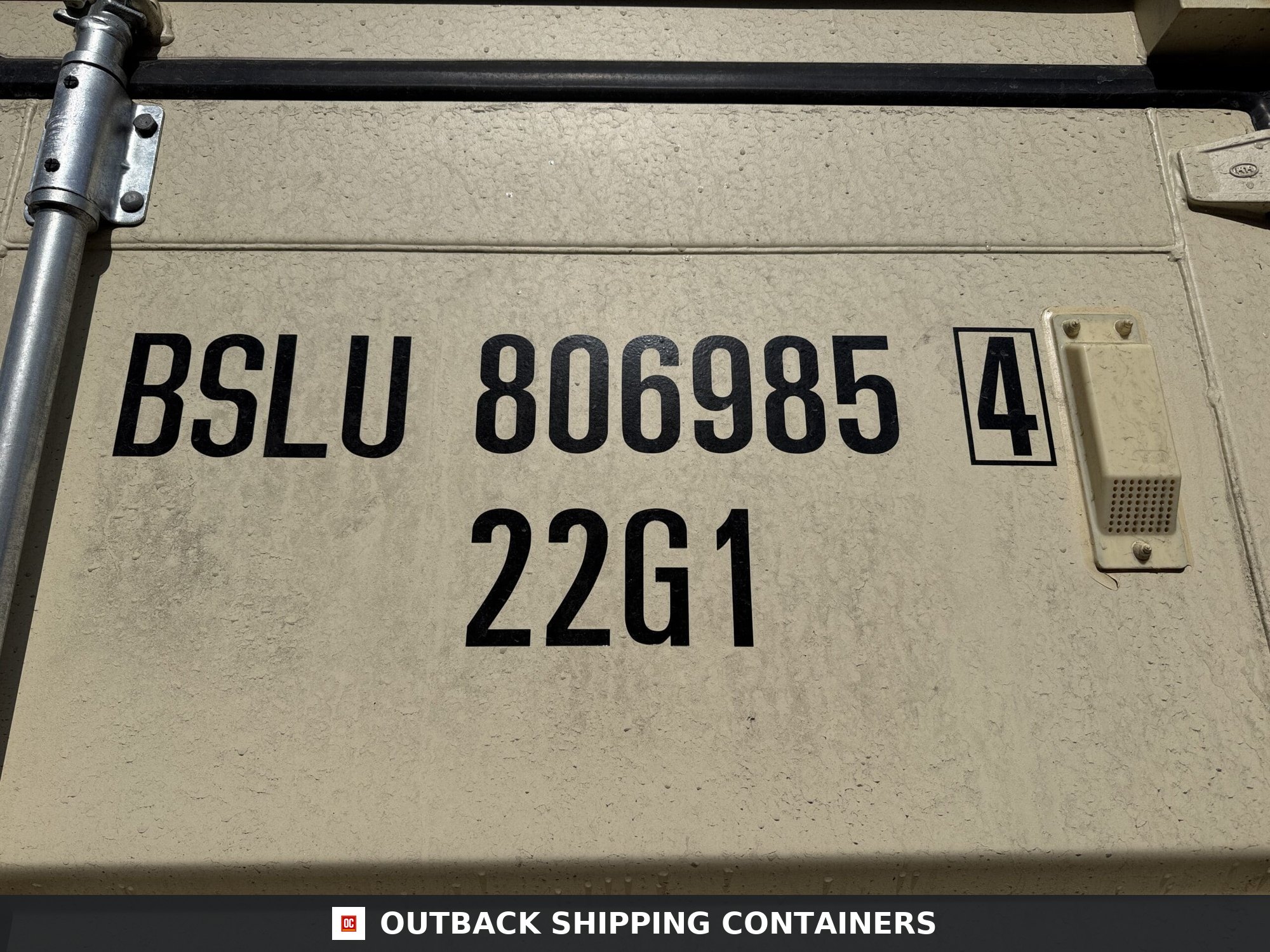 20ft New Shipping Container – Wind & Watertight – Beige — 20ft — new (image 2 of 12)