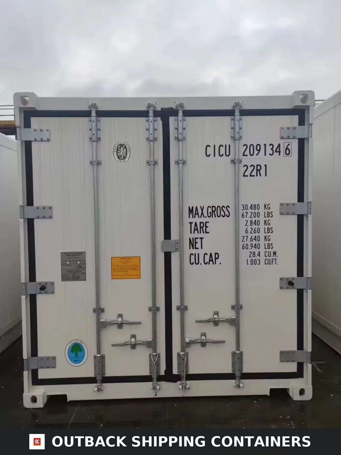 Used 20ft Refrigerated Shipping Container for Sale | Reefer Container — 20ft — used (image 5 of 5)