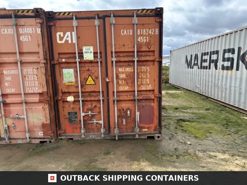 Used Storage Container (40ft) — Outback Shipping Containers storage container