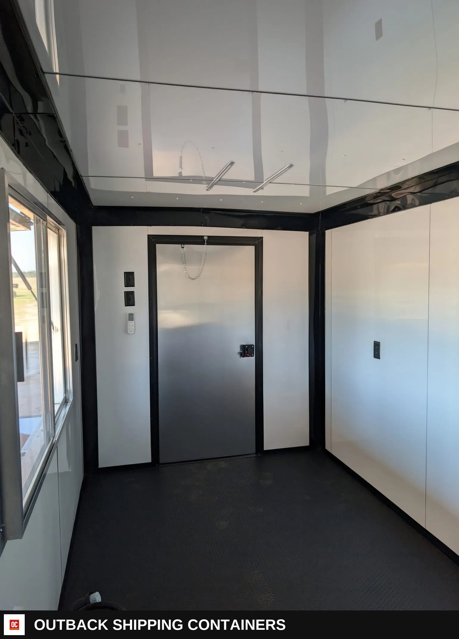 7x14TA Coast to Coast Concession Trailer Purple Blackout Package — Serving Window And Hatch | Outback Shipping Containers 7x14TA Coast to Coast Concession Trailer Purple Blackout Package for sale — serving window and hatch