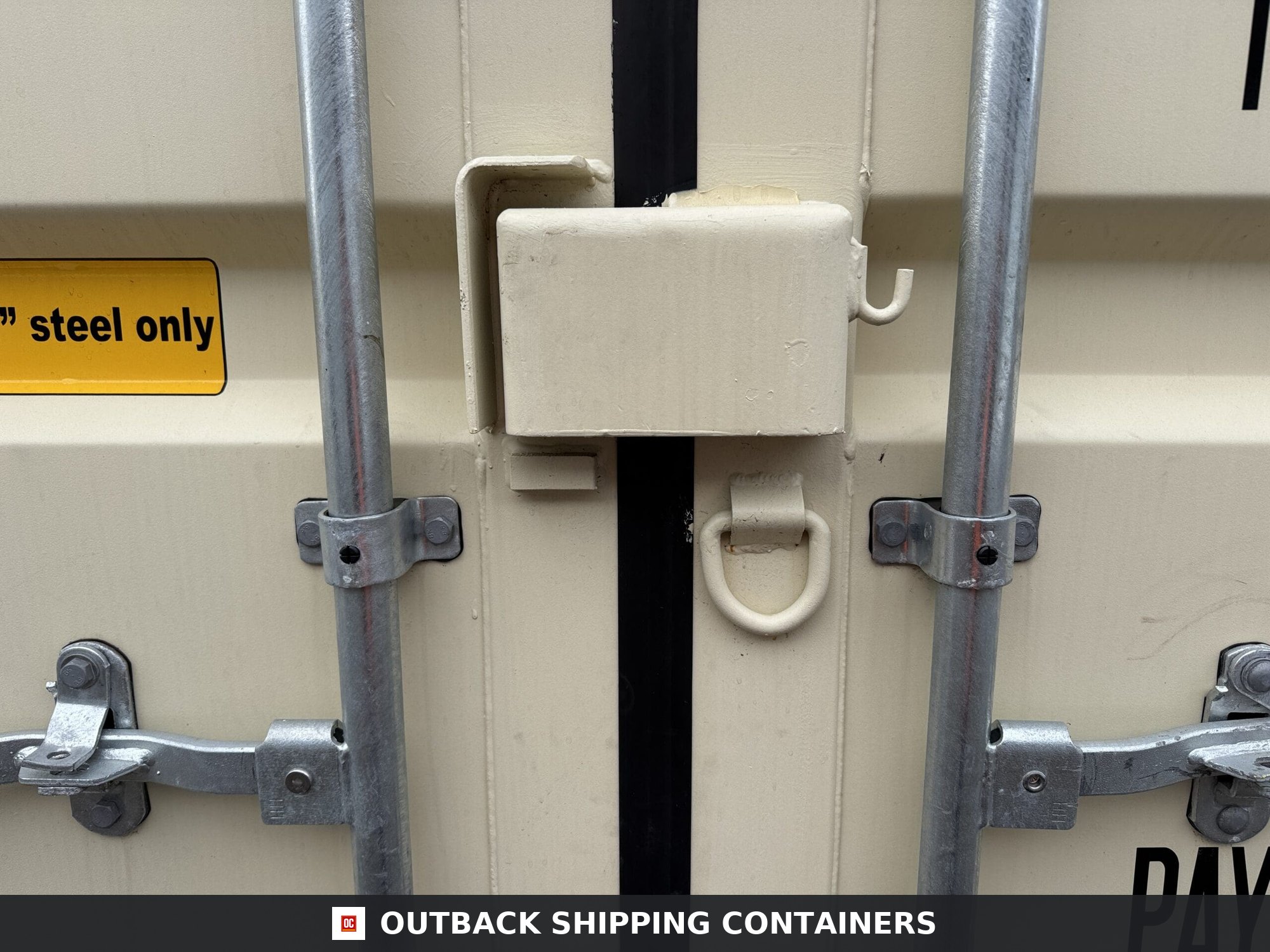 20ft New Shipping Container – Wind & Watertight – Beige — 20ft — new (image 5 of 12)