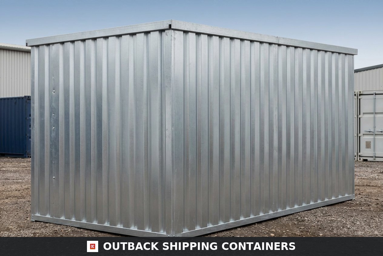 4m x 2.1m Flat Pack Container Store – Galvanised — new — storage containers (image 5 of 6)