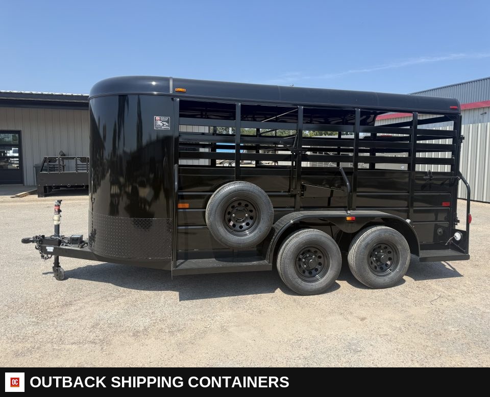 2026 WW AA 6X14 Livestock Stock Combo Trailer for sale — front exterior view