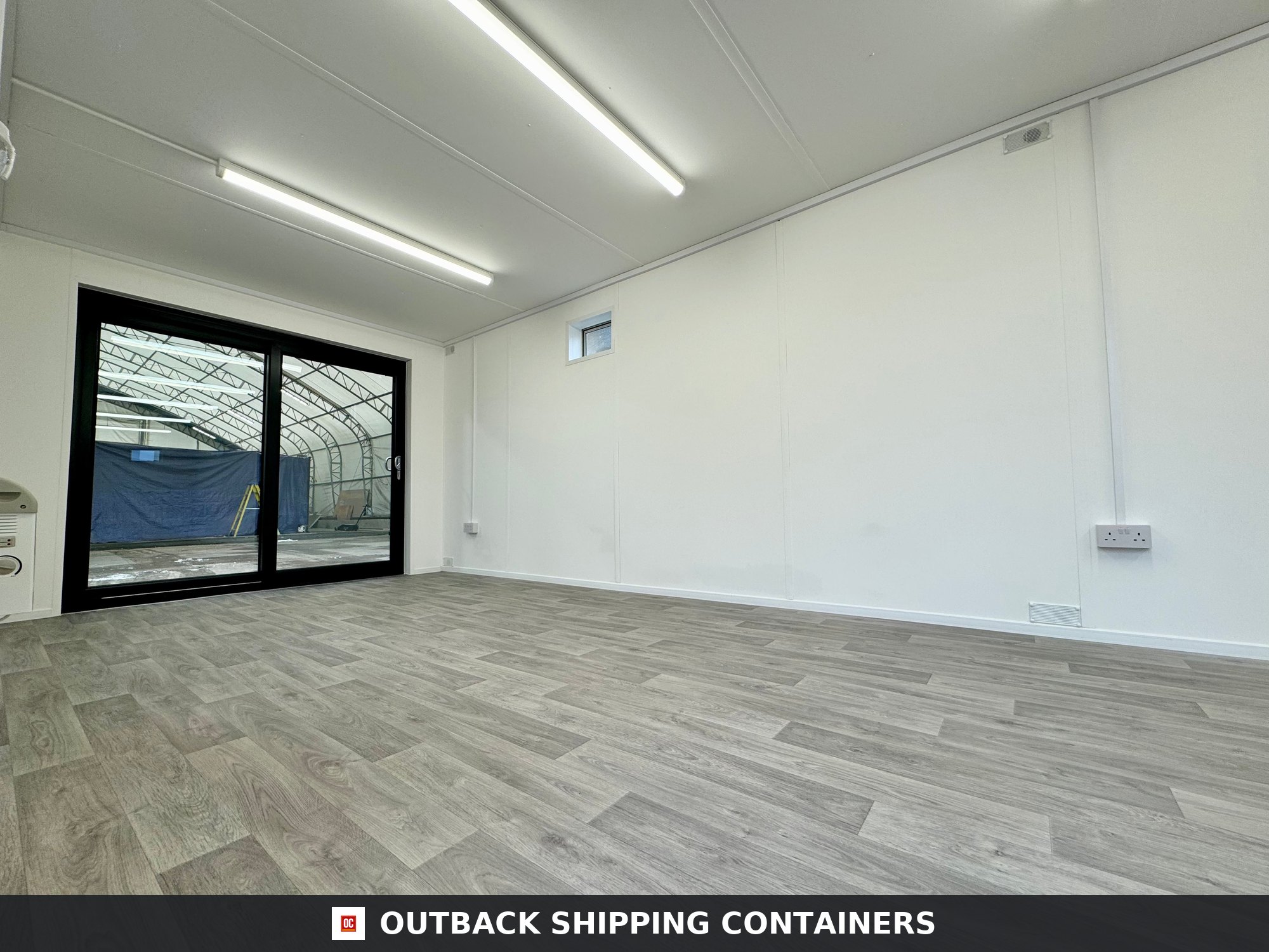 32x10ft for Sale — Roof and Structural Detail | Outback Shipping Containers 32x10ft — CUSTOM Cabin — image 9 of 15