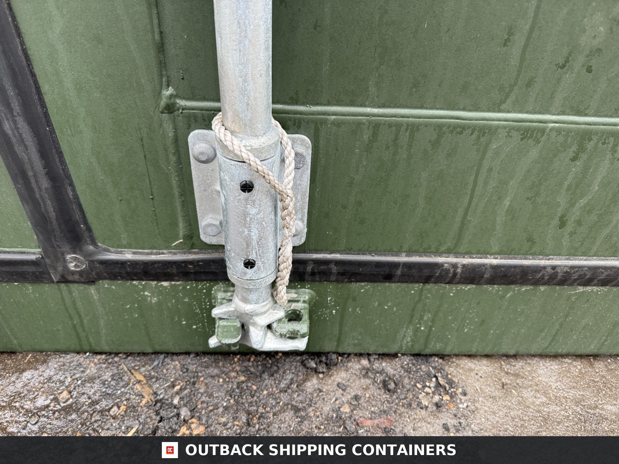 40ft New High Cube Shipping Container – Wind & Watertight – Green — 40ft — new (image 7 of 12)