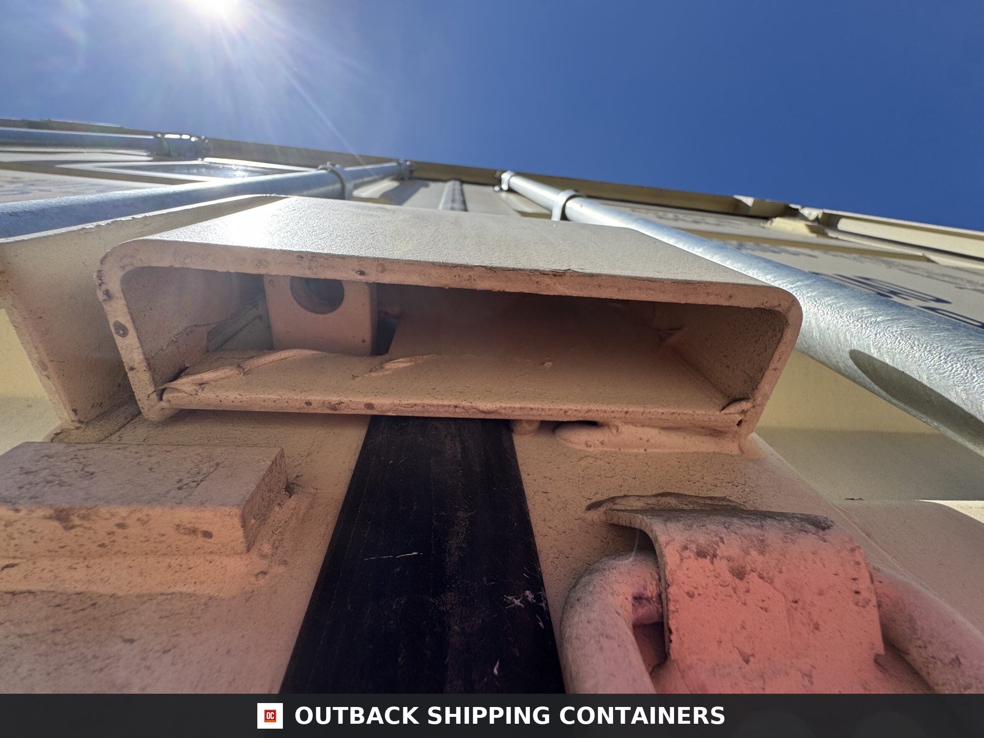 40ft New High Cube Shipping Container – Wind & Watertight – Beige — 40ft — new (image 5 of 12)