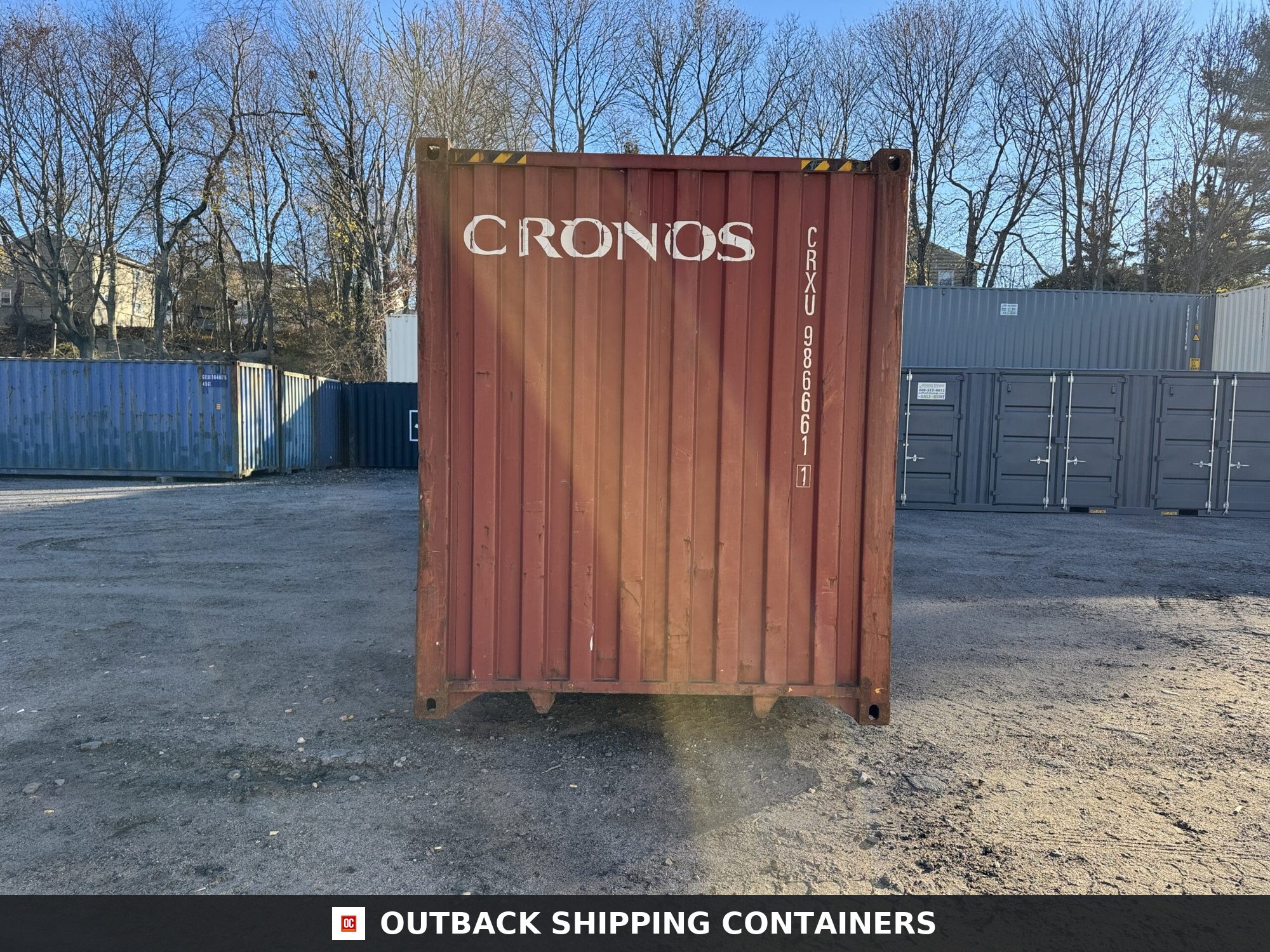 40ft Used High Cube Shipping Container for Sale — Roof and Structural Detail 2 3 4 5 6 7 40ft Used High Cube Shipping Container – Wind & Watertight – Red — 40ft — used (image 9 of 12)