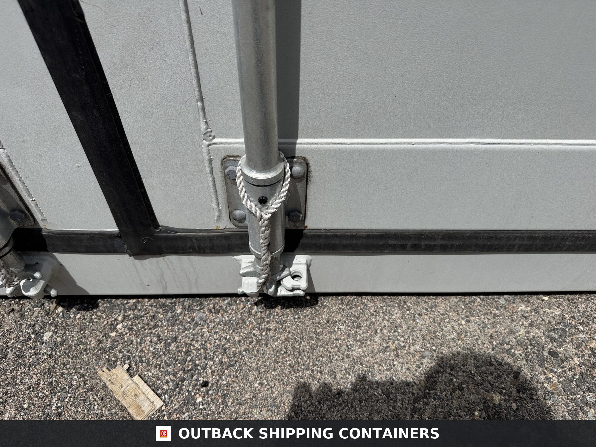 20ft New Shipping Container – Wind & Watertight – Gray — 20ft — new (image 7 of 12)