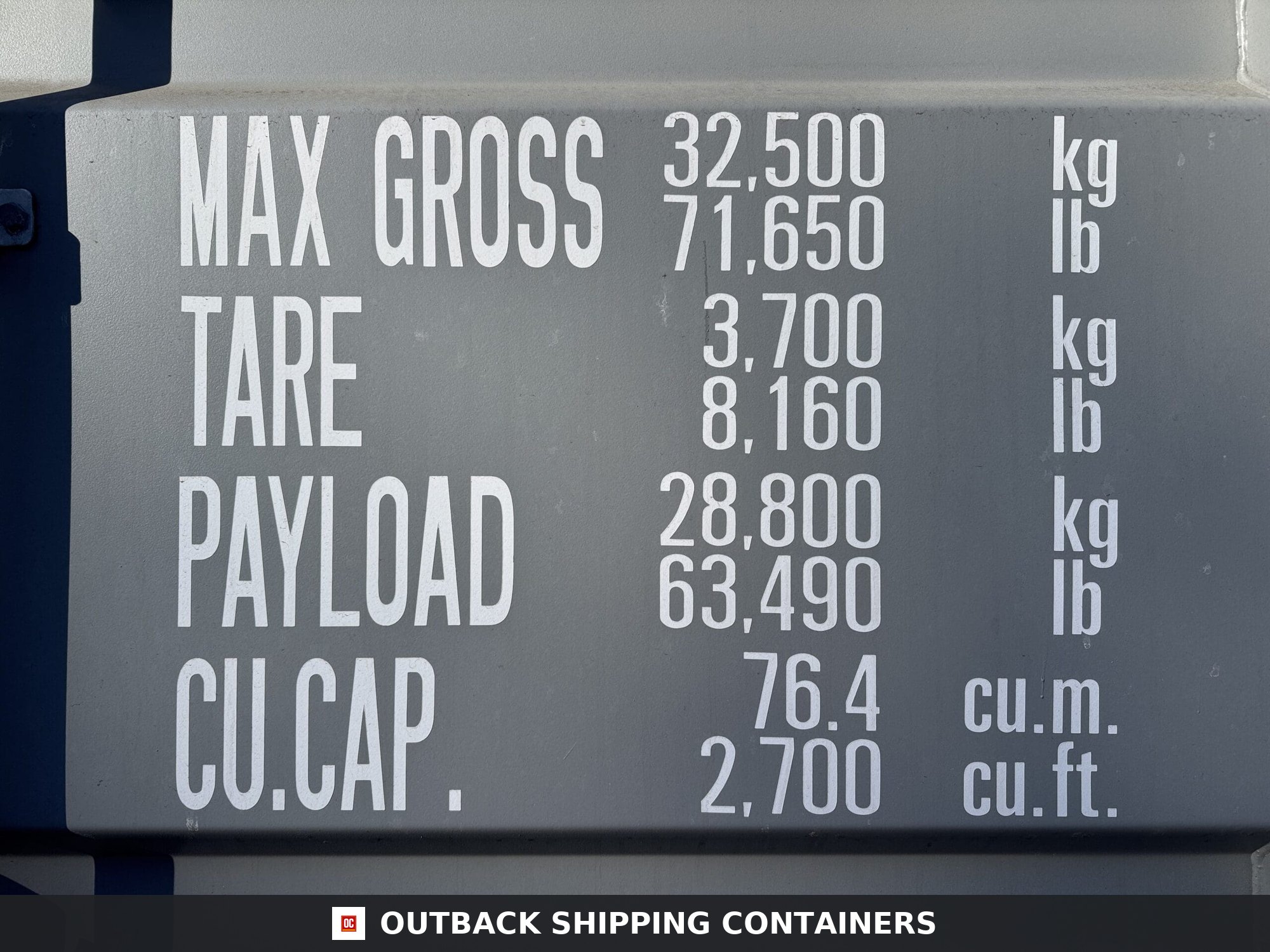 40ft New High Cube Shipping Container – Wind & Watertight – Gray — 40ft — new (image 4 of 12)