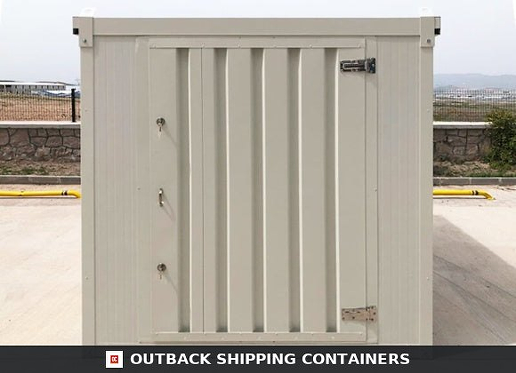 Insulated Flat-Pack Storage Container — Portable Secure Store Insulated Flat-Pack Storage Container — Portable Secure Store — New steel storage container by Outback Shipping Containers