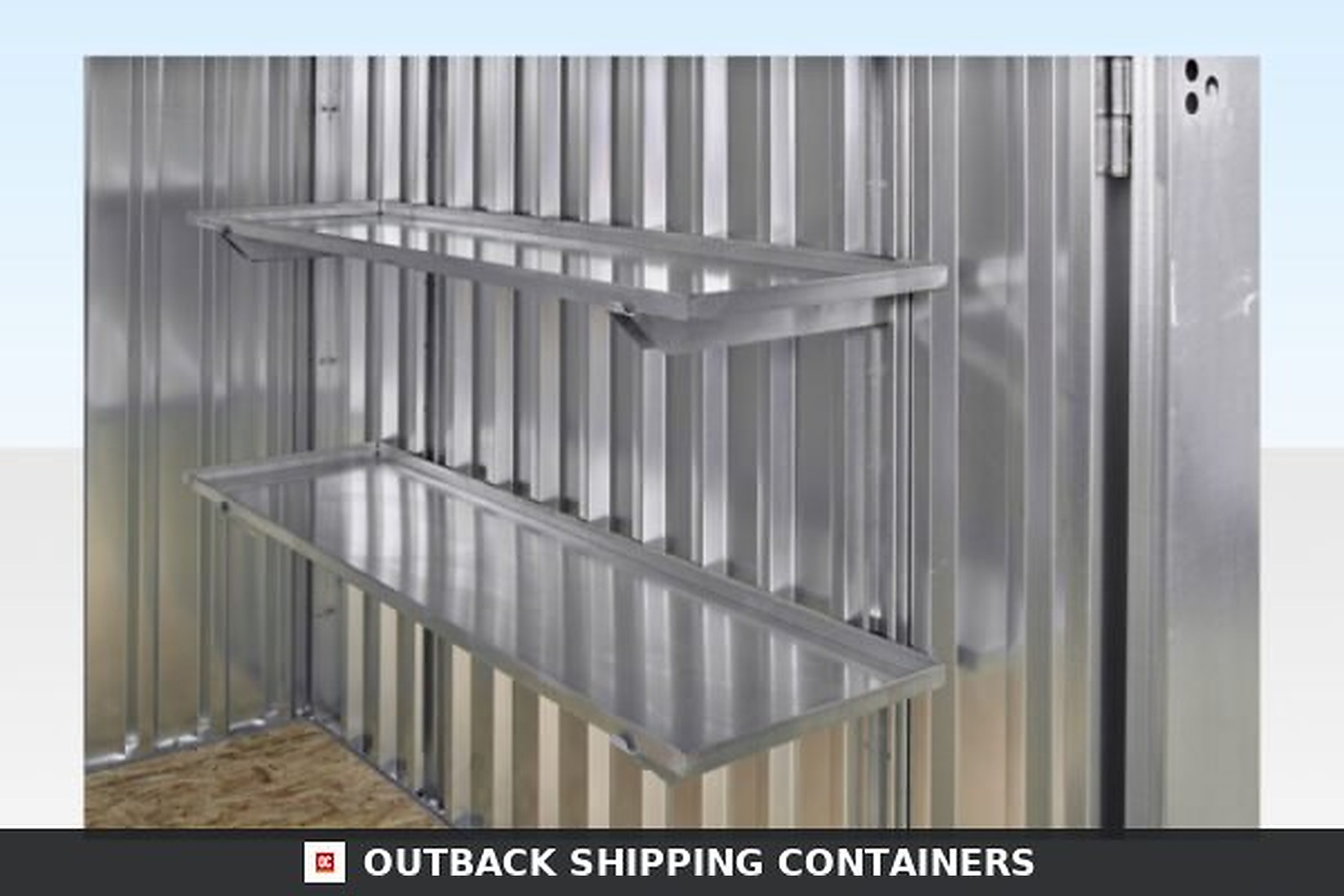 3M X 2.1M Flat Pack Storage Container – Galvanised Steel — new — storage containers (image 3 of 4)
