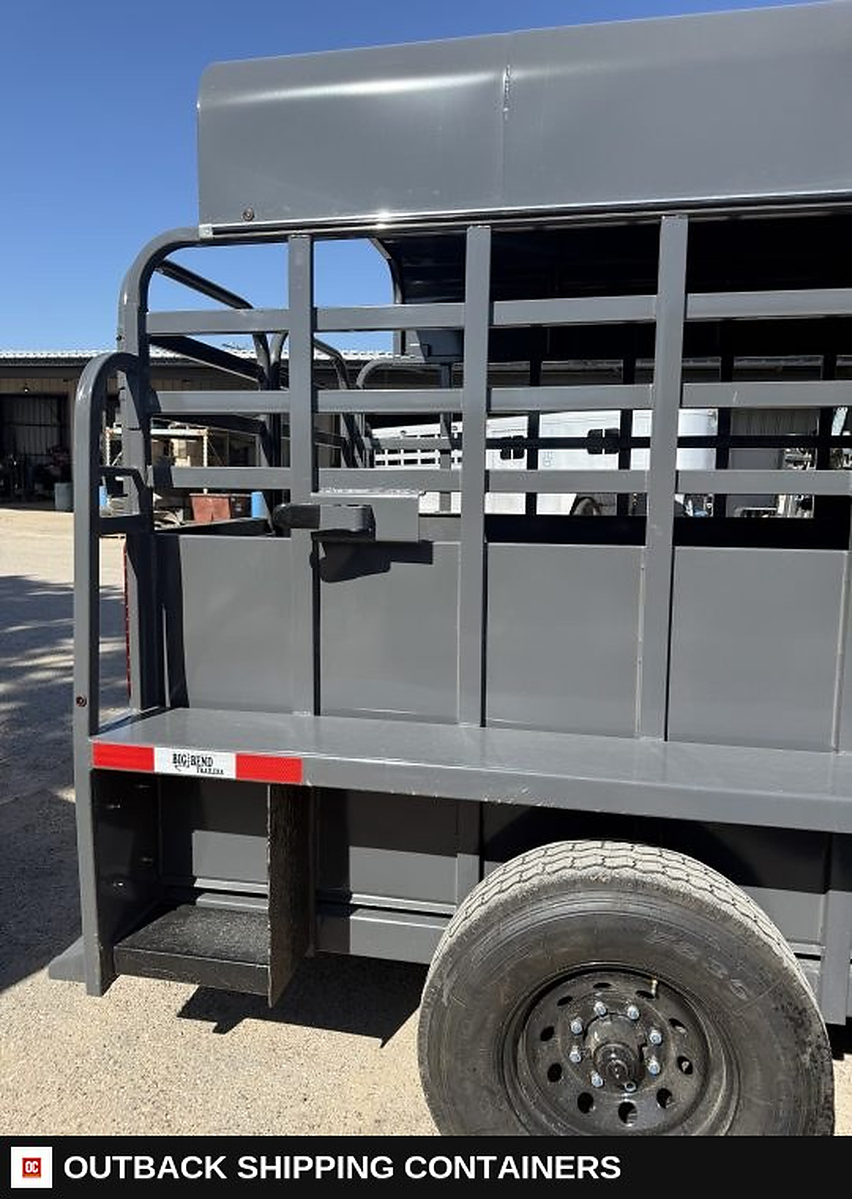 2026 Big Bend 16'X6' BP Livestock Stock Combo Trailer — Undercarriage, Axles And Suspension | Outback Shipping Containers 2026 Big Bend 16'X6' BP Livestock Stock Combo Trailer for sale — undercarriage, axles and suspension