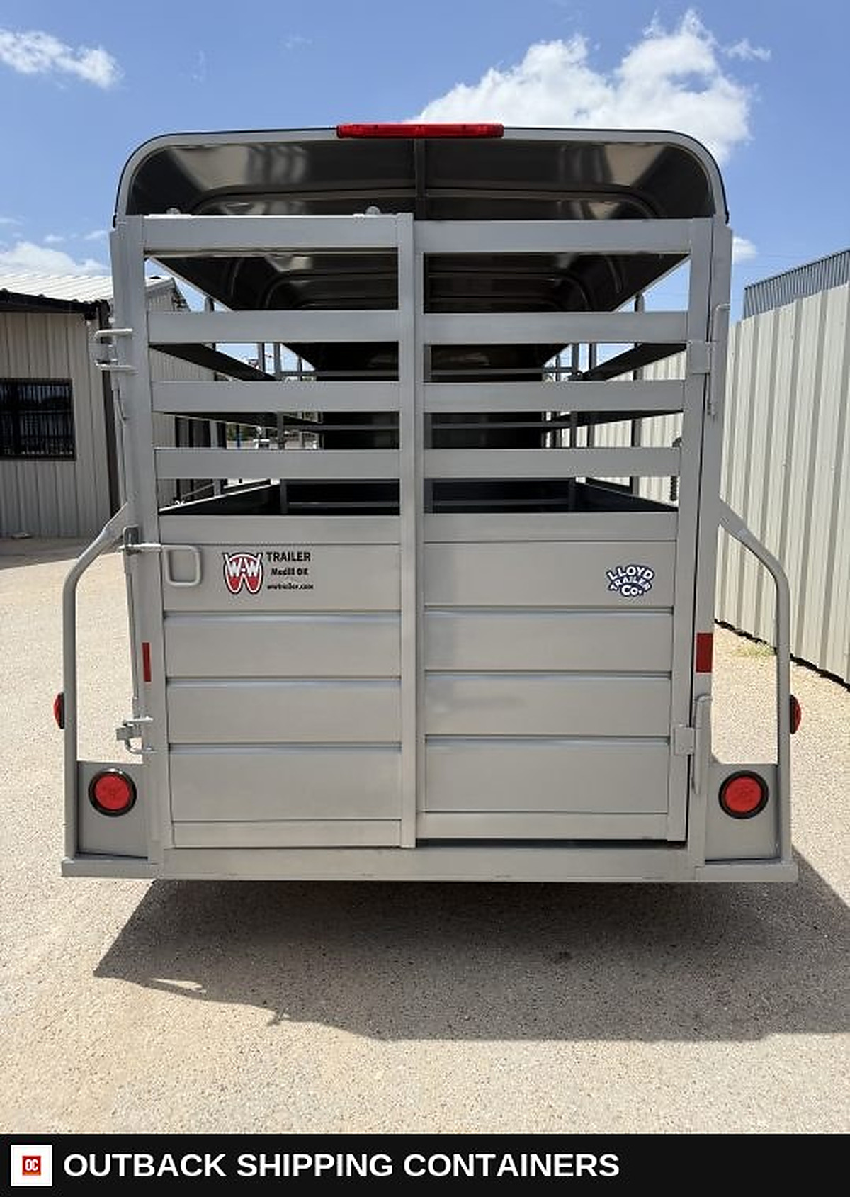 2026 WW AA 5X14 Livestock Stock Combo Trailer — Undercarriage, Axles And Suspension | Outback Shipping Containers 2026 WW AA 5X14 Livestock Stock Combo Trailer for sale — undercarriage, axles and suspension