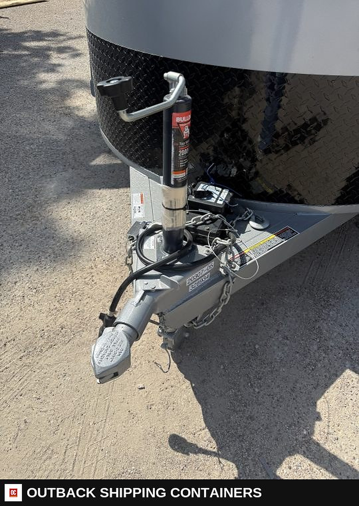2026 WW AA 6X16 Livestock Stock Combo Trailer — Gate Latch And Hardware Detail | Outback Shipping Containers 2026 WW AA 6X16 Livestock Stock Combo Trailer for sale — gate latch and hardware detail