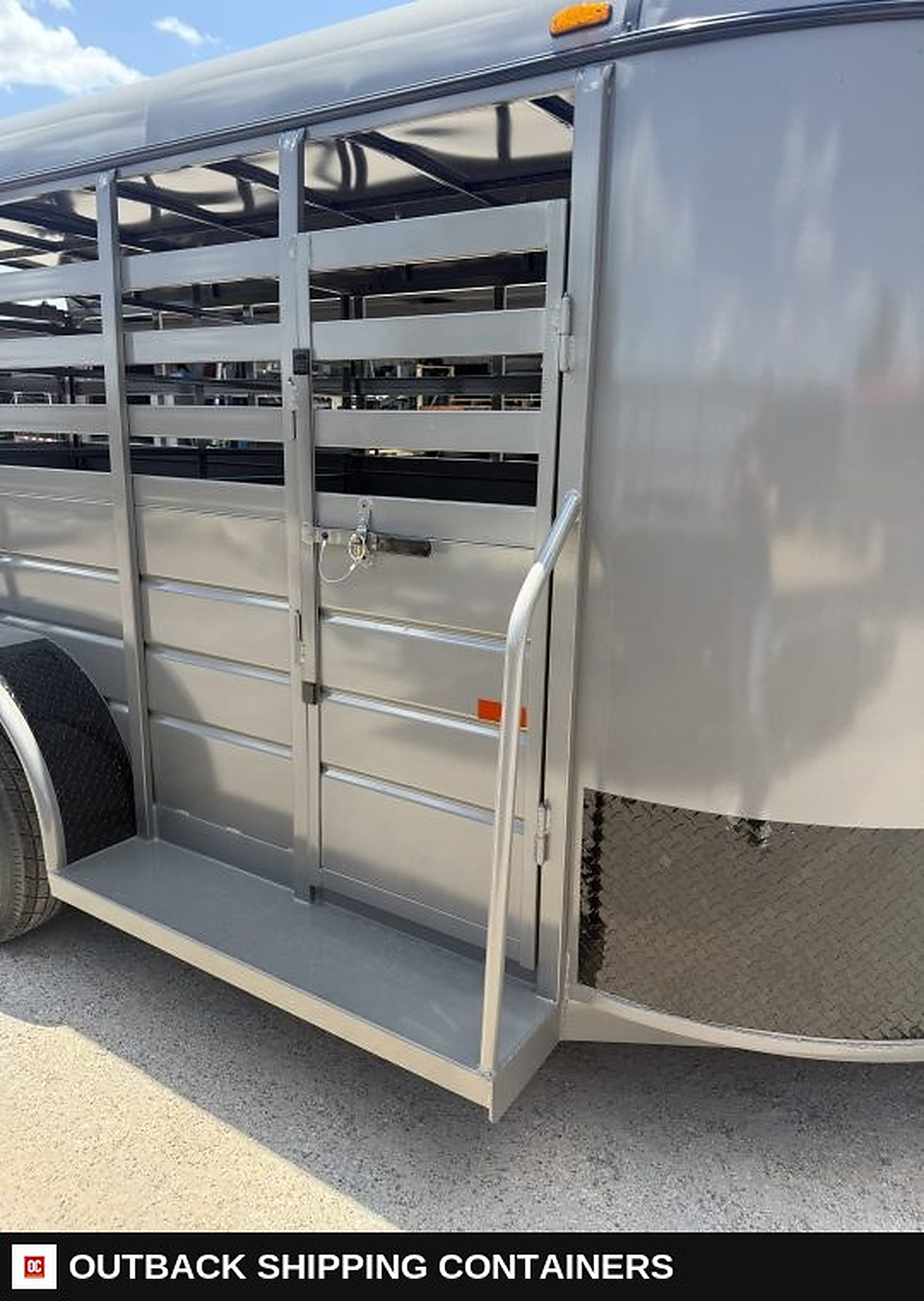 2026 WW AA 6X16 Livestock Stock Combo Trailer — Rear Doors And Gate | Outback Shipping Containers 2026 WW AA 6X16 Livestock Stock Combo Trailer for sale — rear doors and gate