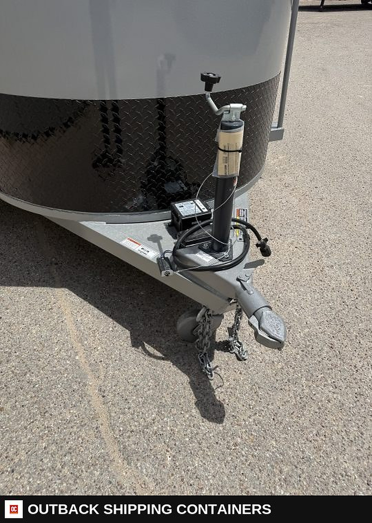 2026 WW AA 5X14 Livestock Stock Combo Trailer — Three-Quarter Front Angle | Outback Shipping Containers 2026 WW AA 5X14 Livestock Stock Combo Trailer for sale — three-quarter front angle