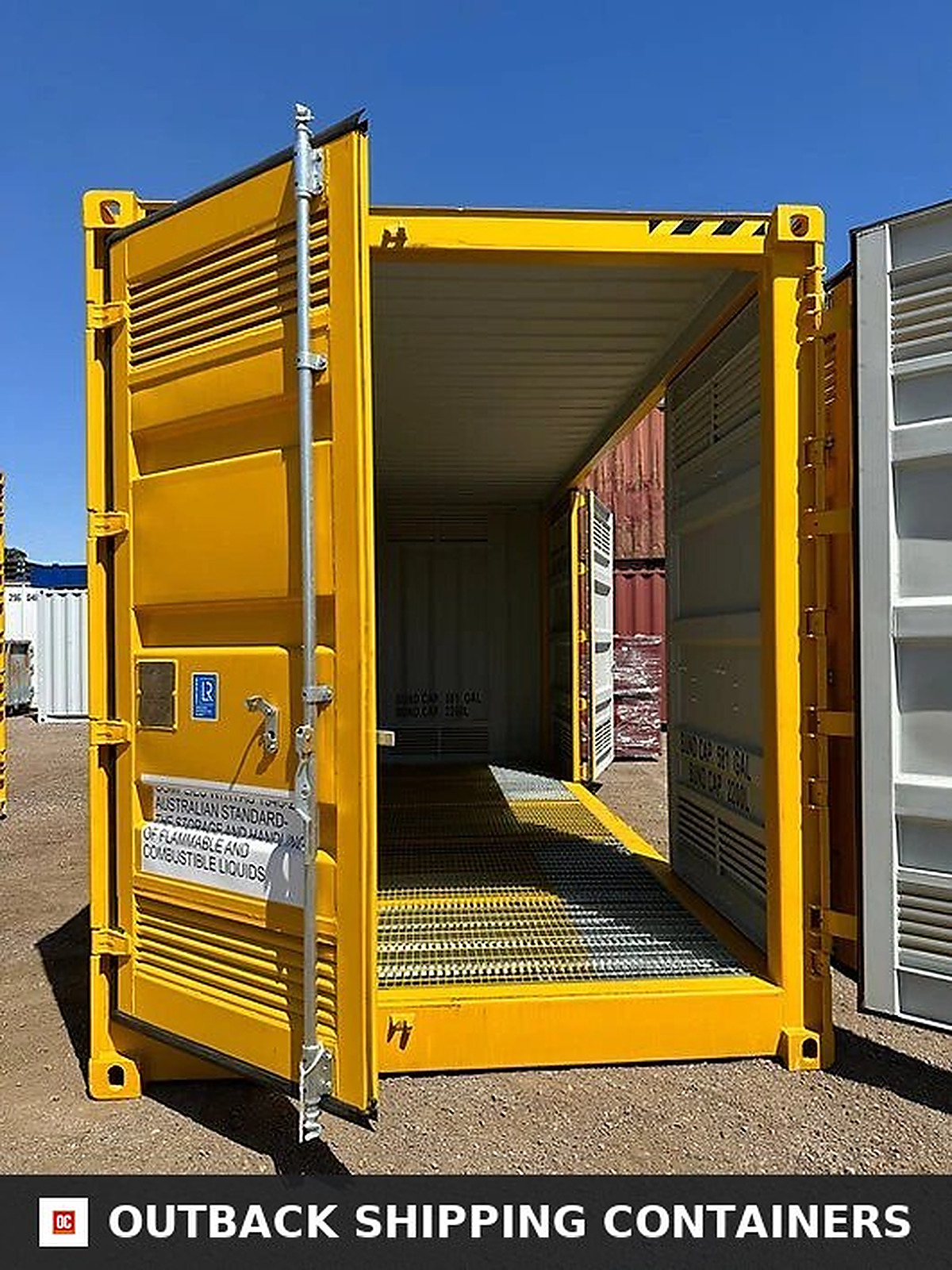 20ft Hazardous Goods Shipping Container — 20ft — new — storage containers (image 4 of 8)