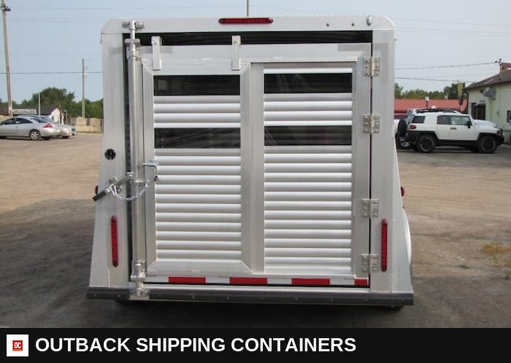 2023 Adams Trailers 16' All Aluminum Stock Trailer — Floor And Decking Detail | Outback Shipping Containers 2023 Adams Trailers 16' All Aluminum Stock Trailer for sale — floor and decking detail