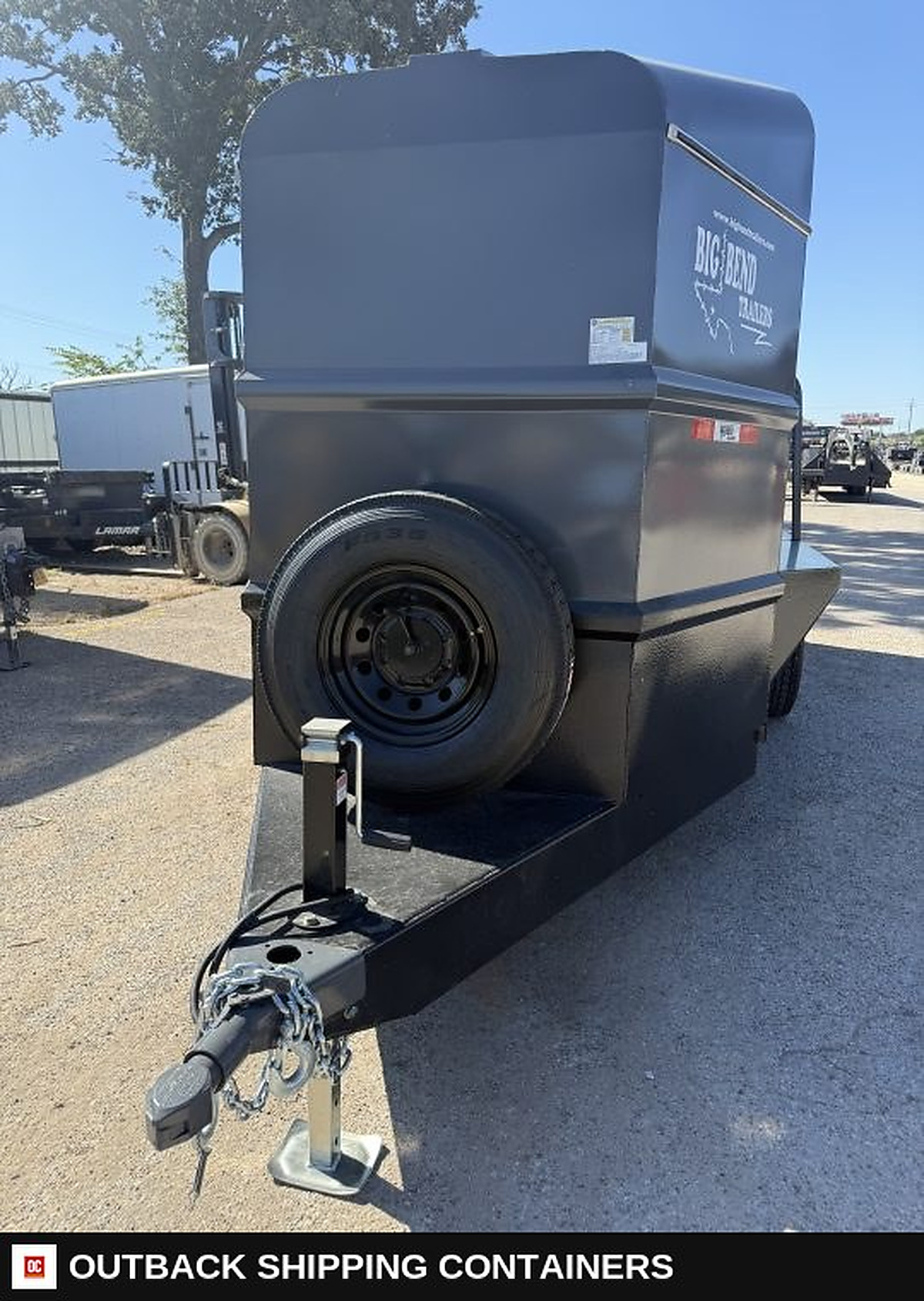 2026 Big Bend 16'X6' BP Livestock Stock Combo Trailer — Driver-Side Profile | Outback Shipping Containers 2026 Big Bend 16'X6' BP Livestock Stock Combo Trailer for sale — driver-side profile