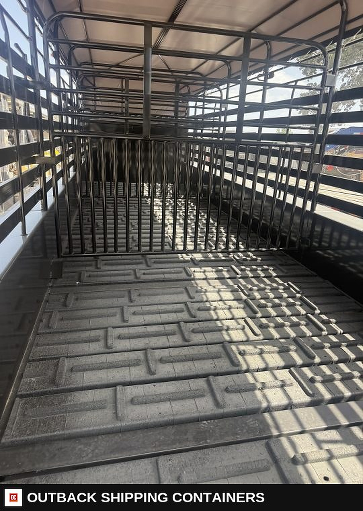 2026 WW ROUSTABOUT 6'8"X24' Livestock Stock Combo Trailer — Undercarriage, Axles And Suspension | Outback Shipping Containers 2026 WW ROUSTABOUT 6'8"X24' Livestock Stock Combo Trailer for sale — undercarriage, axles and suspension