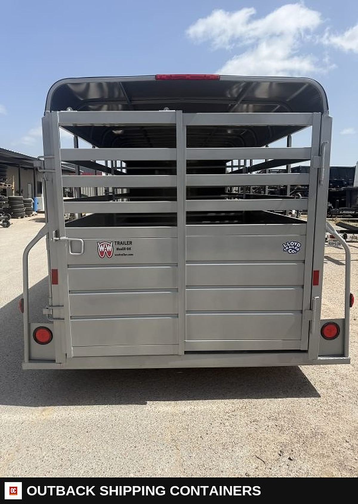 2026 WW AA 6X16 Livestock Stock Combo Trailer — Undercarriage, Axles And Suspension | Outback Shipping Containers 2026 WW AA 6X16 Livestock Stock Combo Trailer for sale — undercarriage, axles and suspension