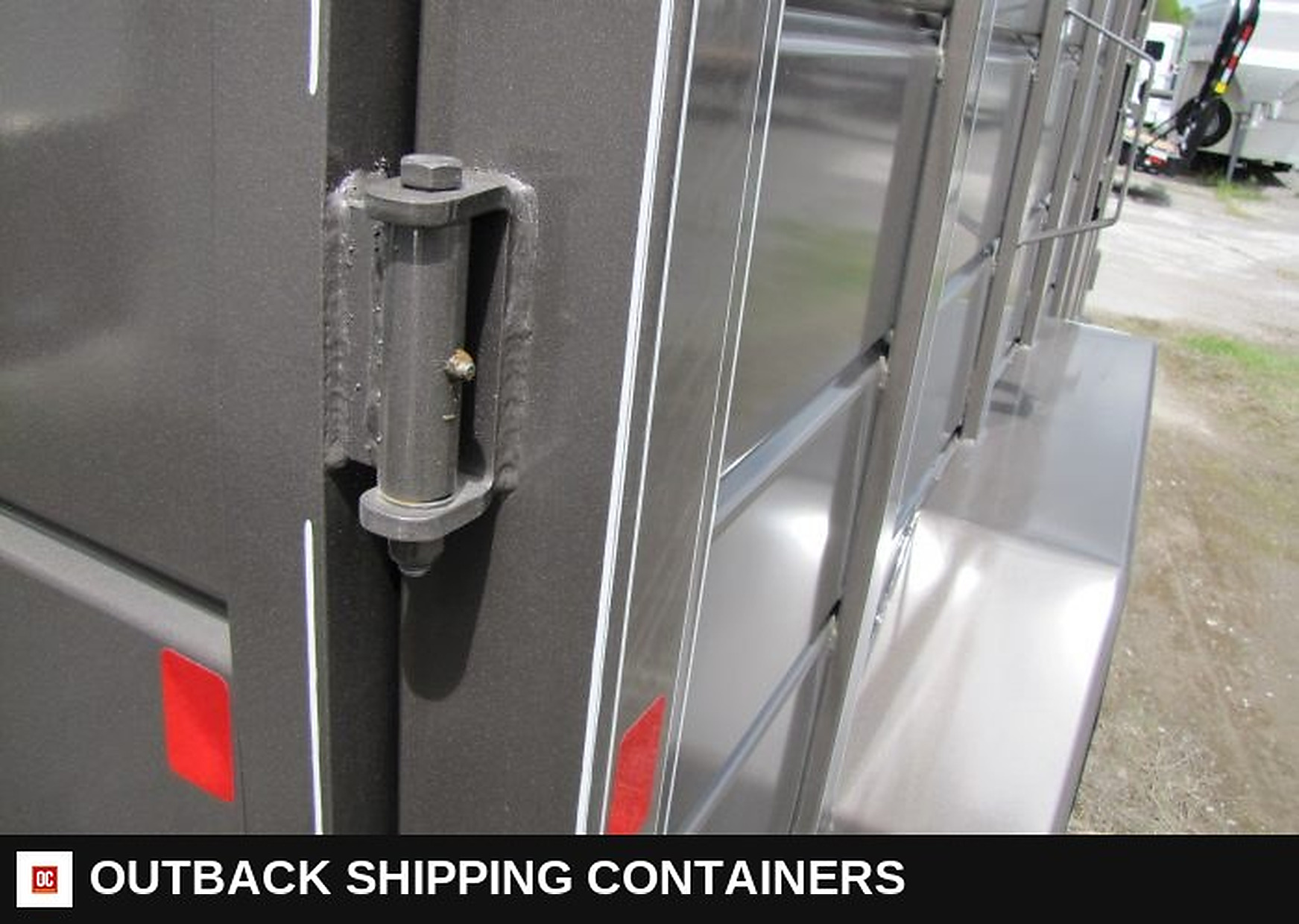 2024 Cornpro 16' Livestock Trailer for sale — gate latch and hardware detail