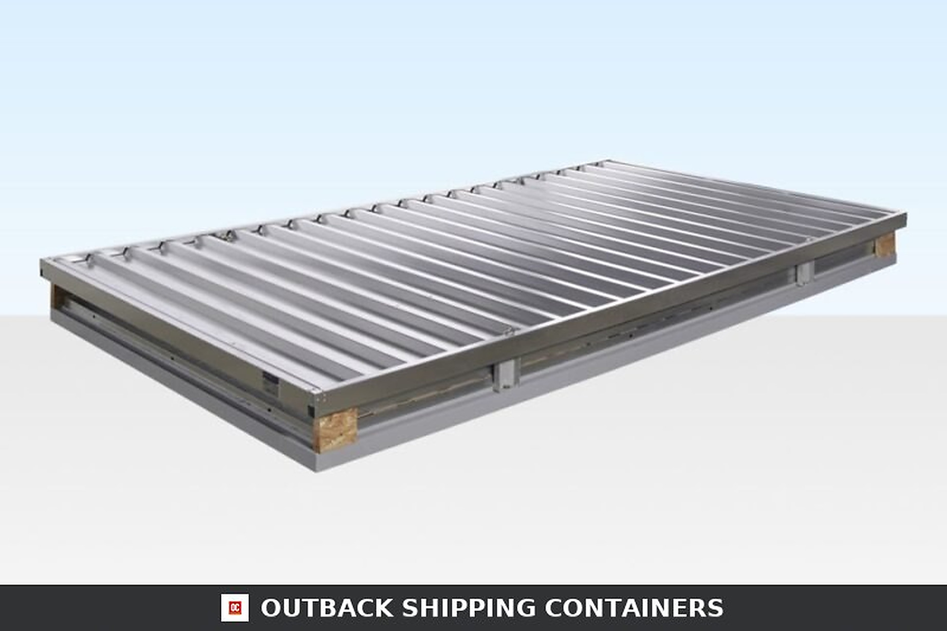 4m x 2.1m Flat Pack Container Store – Galvanised — new — storage containers (image 2 of 4)