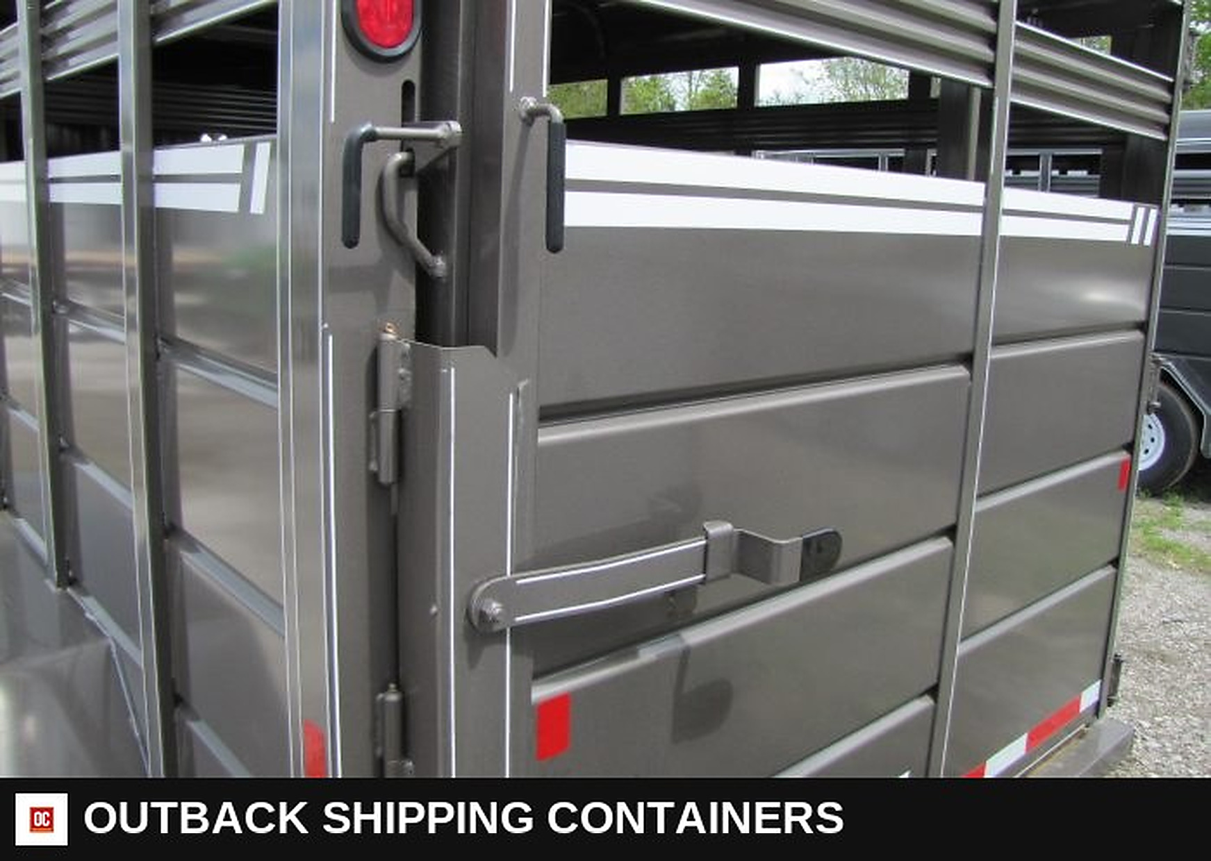 2024 Cornpro 16' Livestock Trailer for sale — interior floor and walls