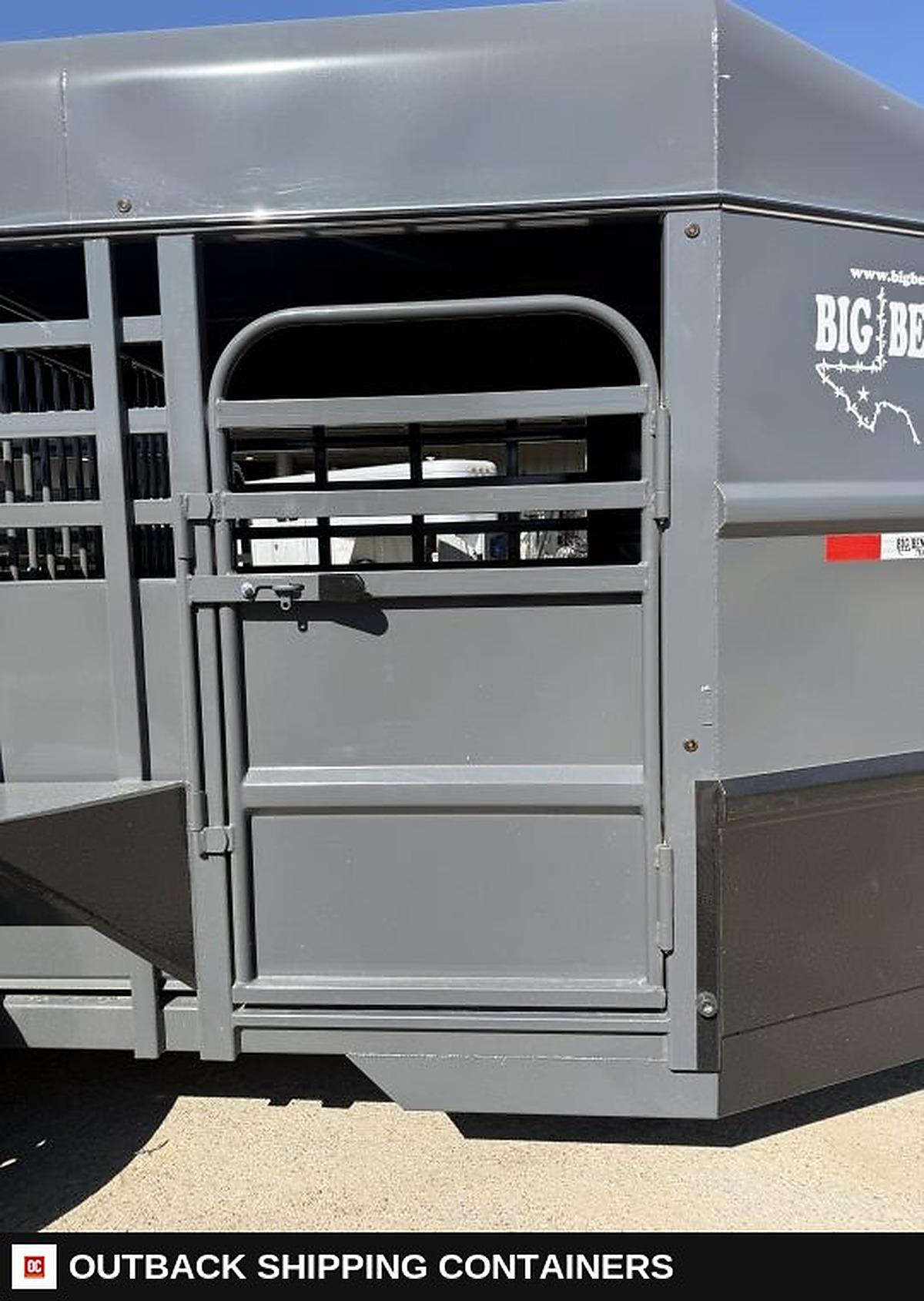 2026 Big Bend 16'X6' BP Livestock Stock Combo Trailer — Interior Floor And Walls | Outback Shipping Containers 2026 Big Bend 16'X6' BP Livestock Stock Combo Trailer for sale — interior floor and walls