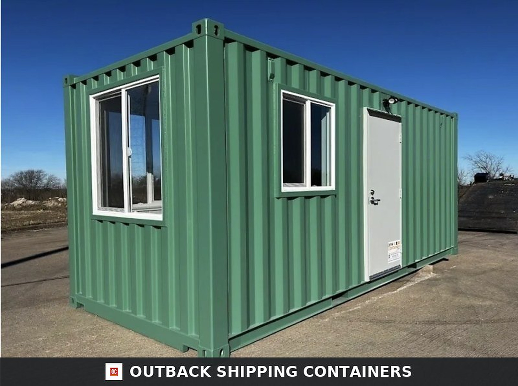 20FT Mobile Office/Cabin — Outback Shipping Containers