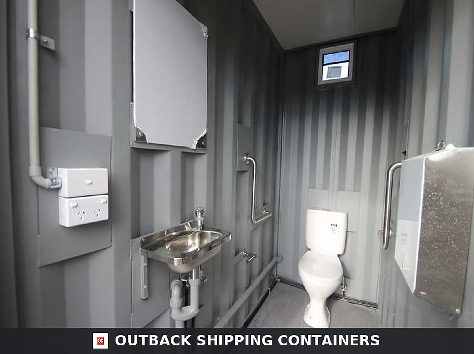 Ablution Blocks – Portable Toilet & Shower Container Units — Outback Shipping Containers