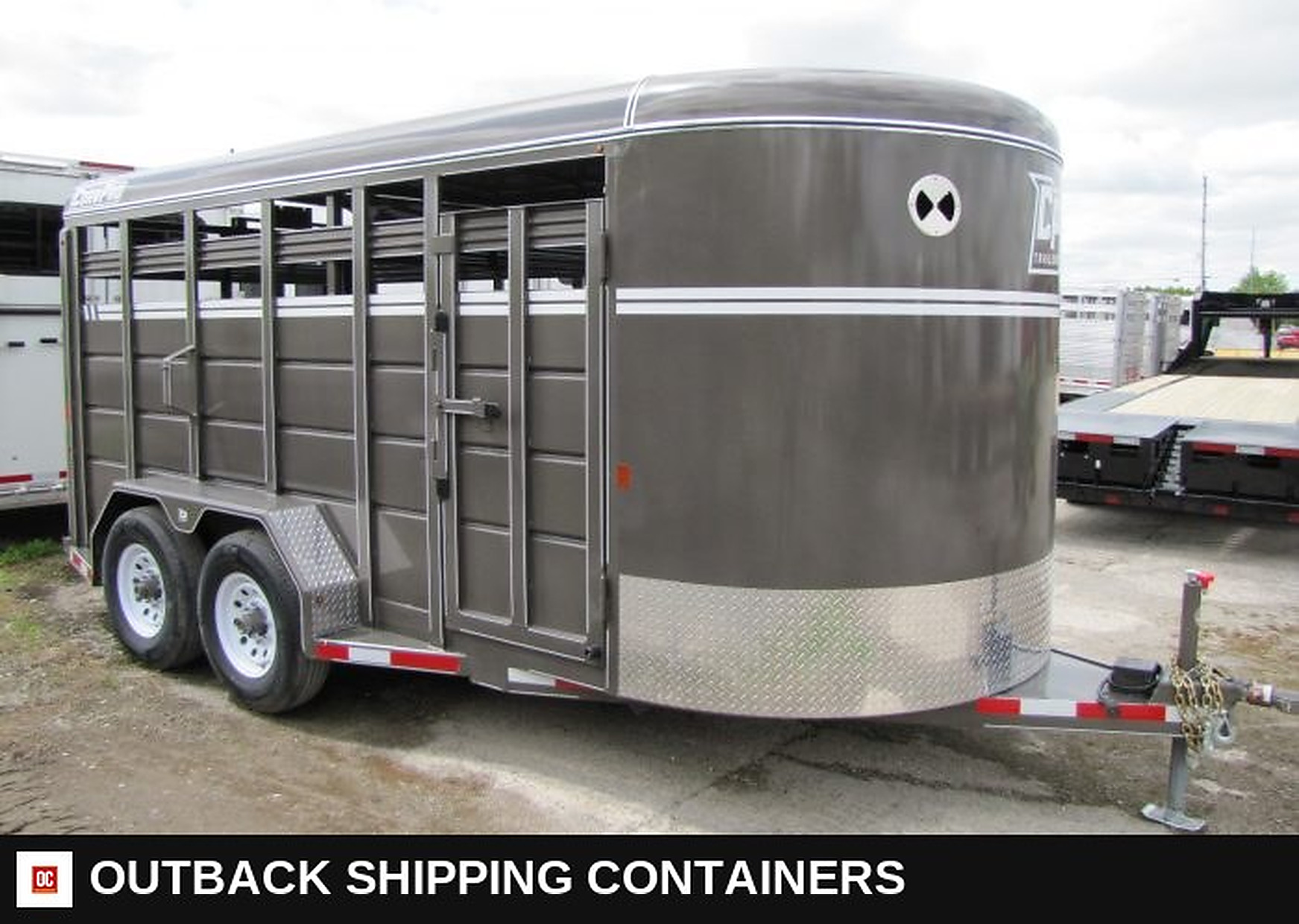 2024 Cornpro 16' Livestock Trailer for sale — driver-side profile