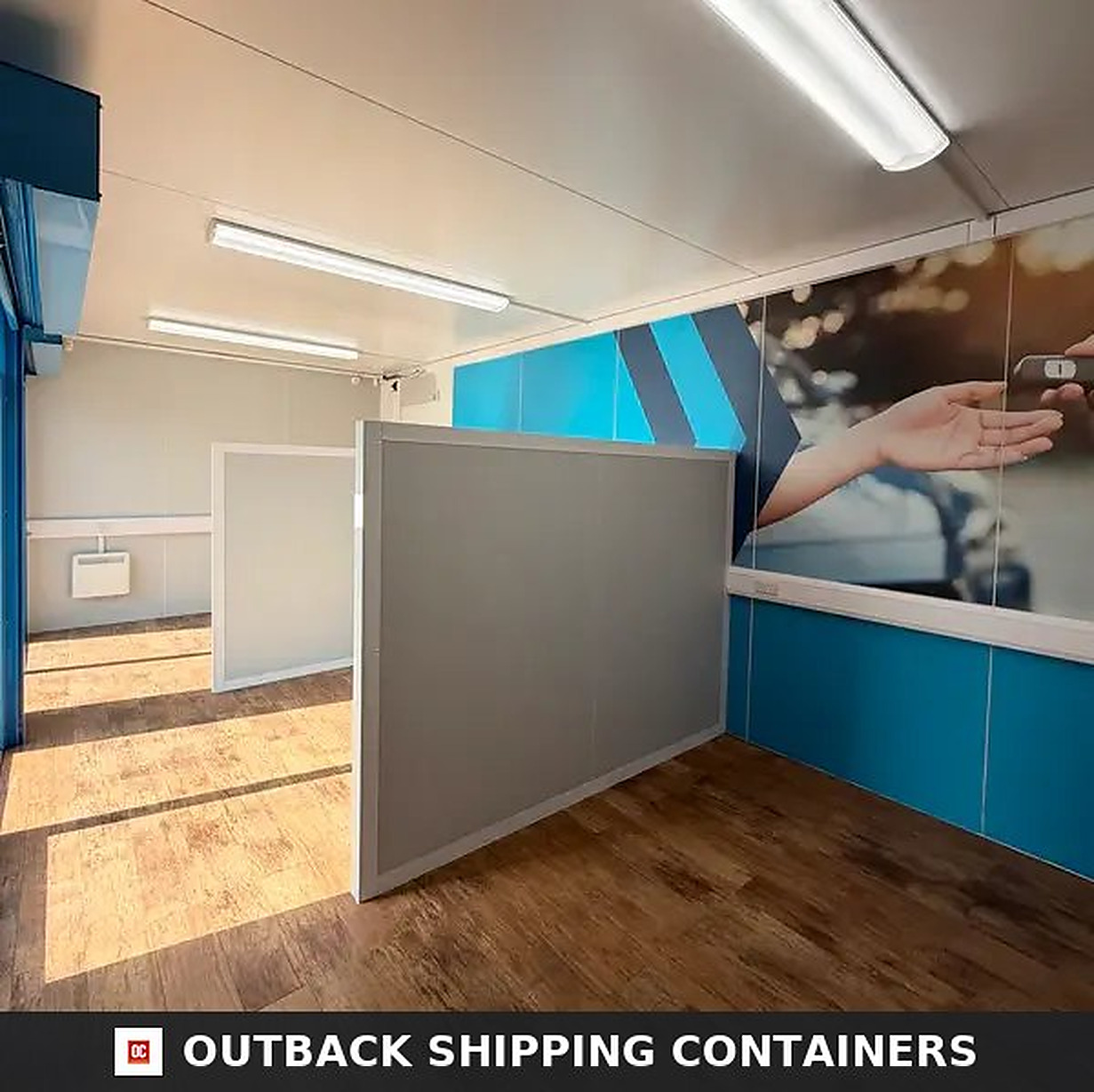 26x12ft for Sale — Interior View | Outback Shipping Containers 26x12ft — Marketing Suite — Sales Pod — Portable Building / Cabin - image 5